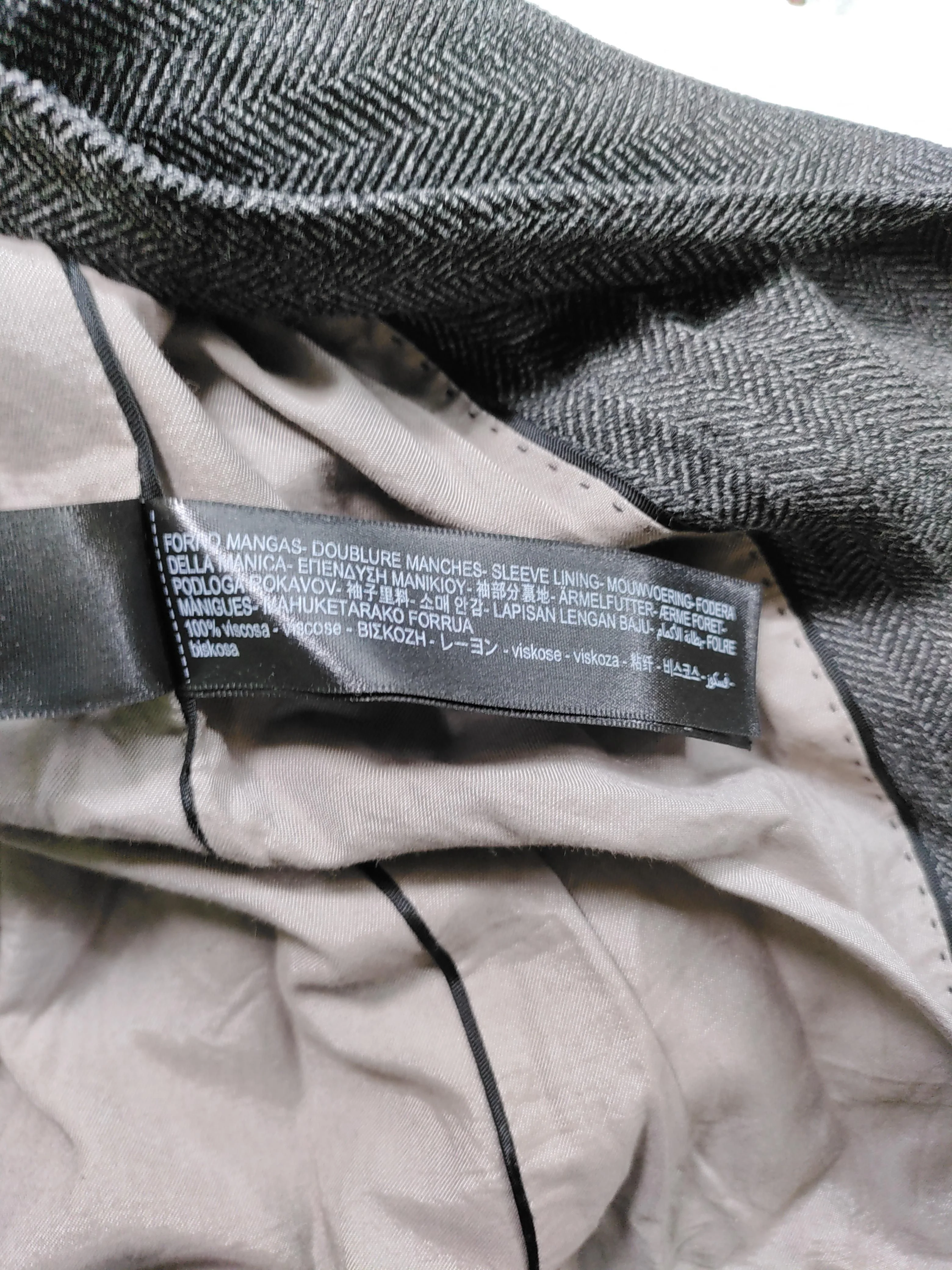 Massimo Dutti Women's Blazer UK 8 Grey Wool with Viscose Overcoat - Image 6