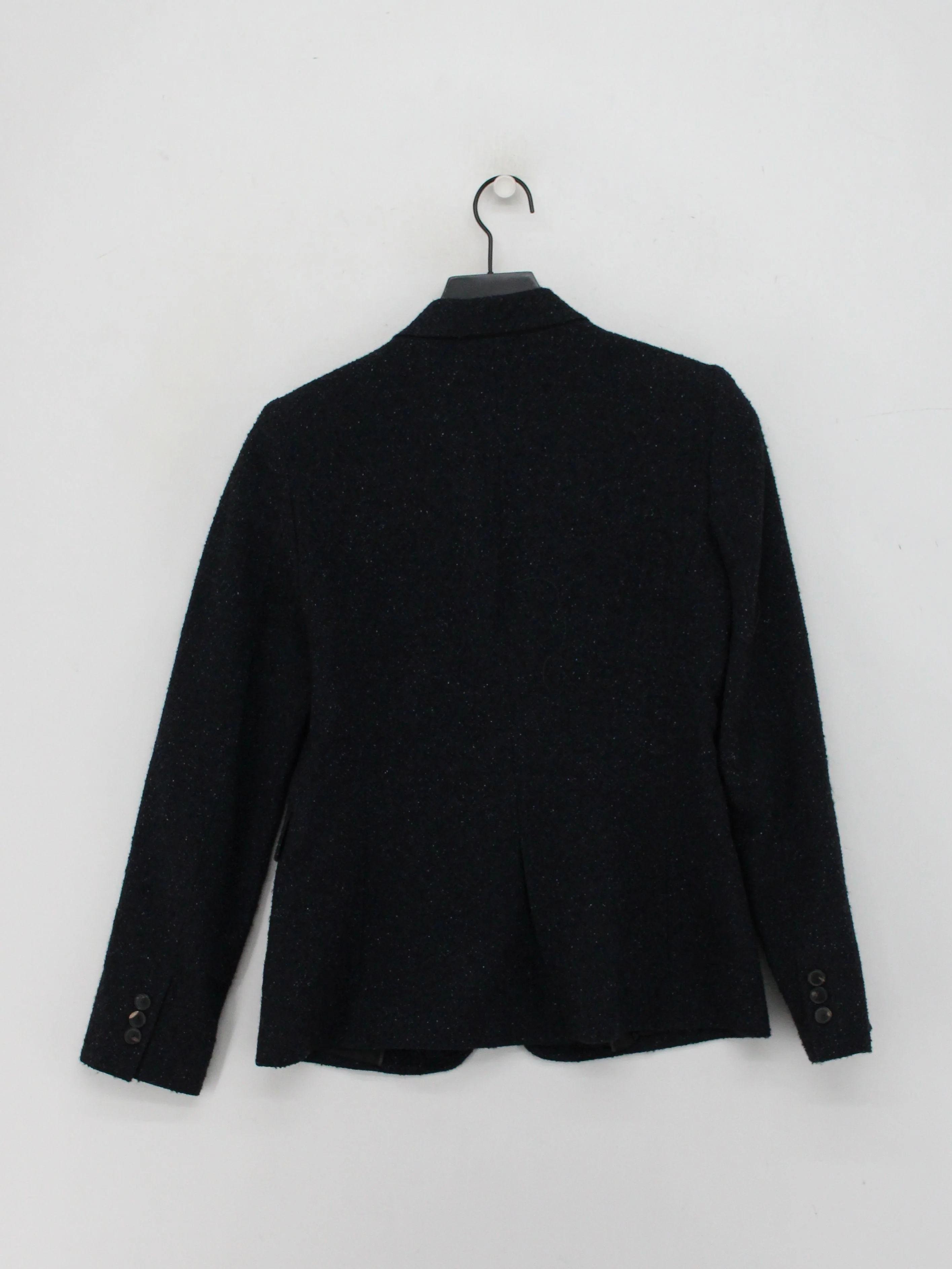 Massimo Dutti Women's Blazer XS Blue Wool with Polyester Overcoat - Image 2