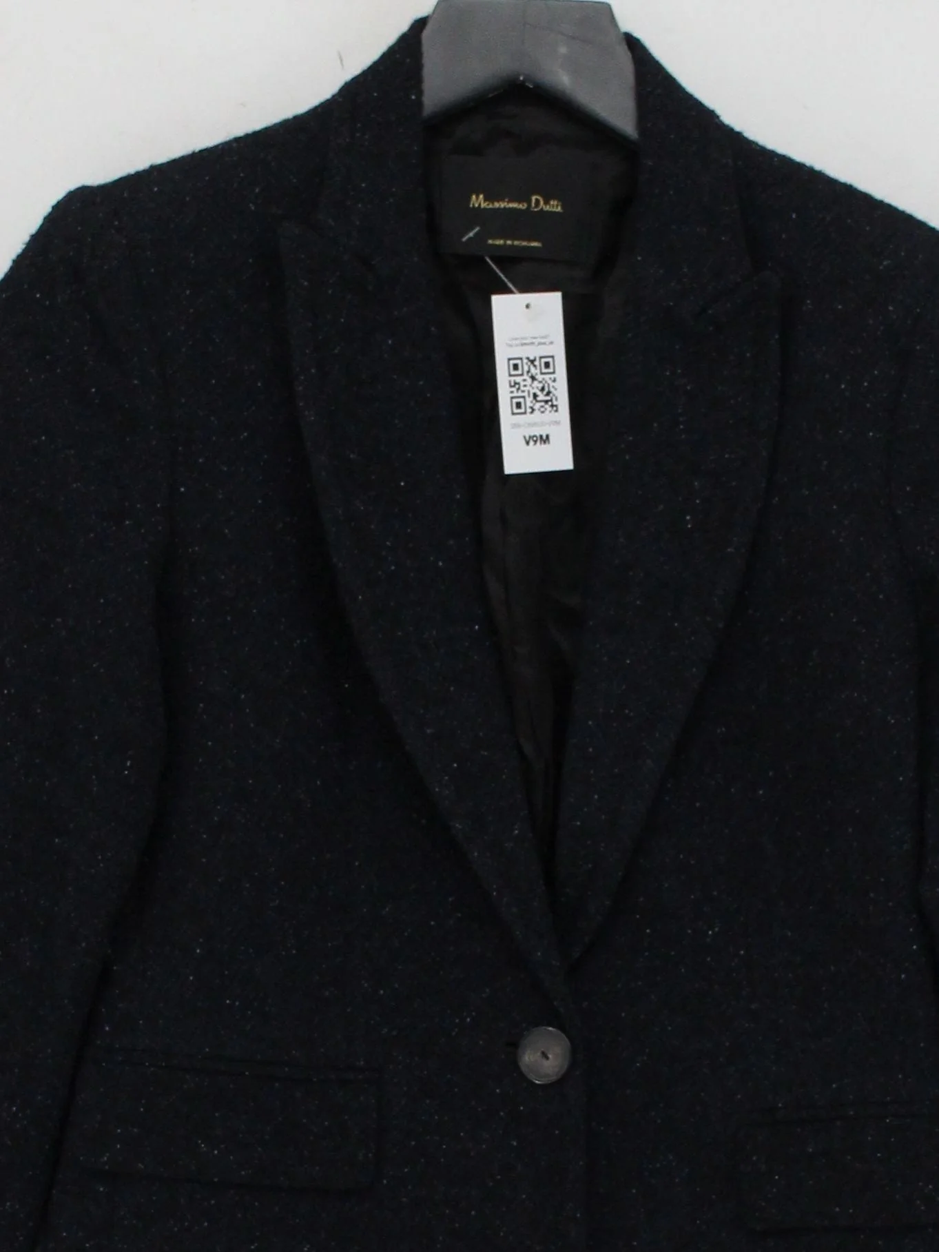 Massimo Dutti Women's Blazer XS Blue Wool with Polyester Overcoat - Image 3