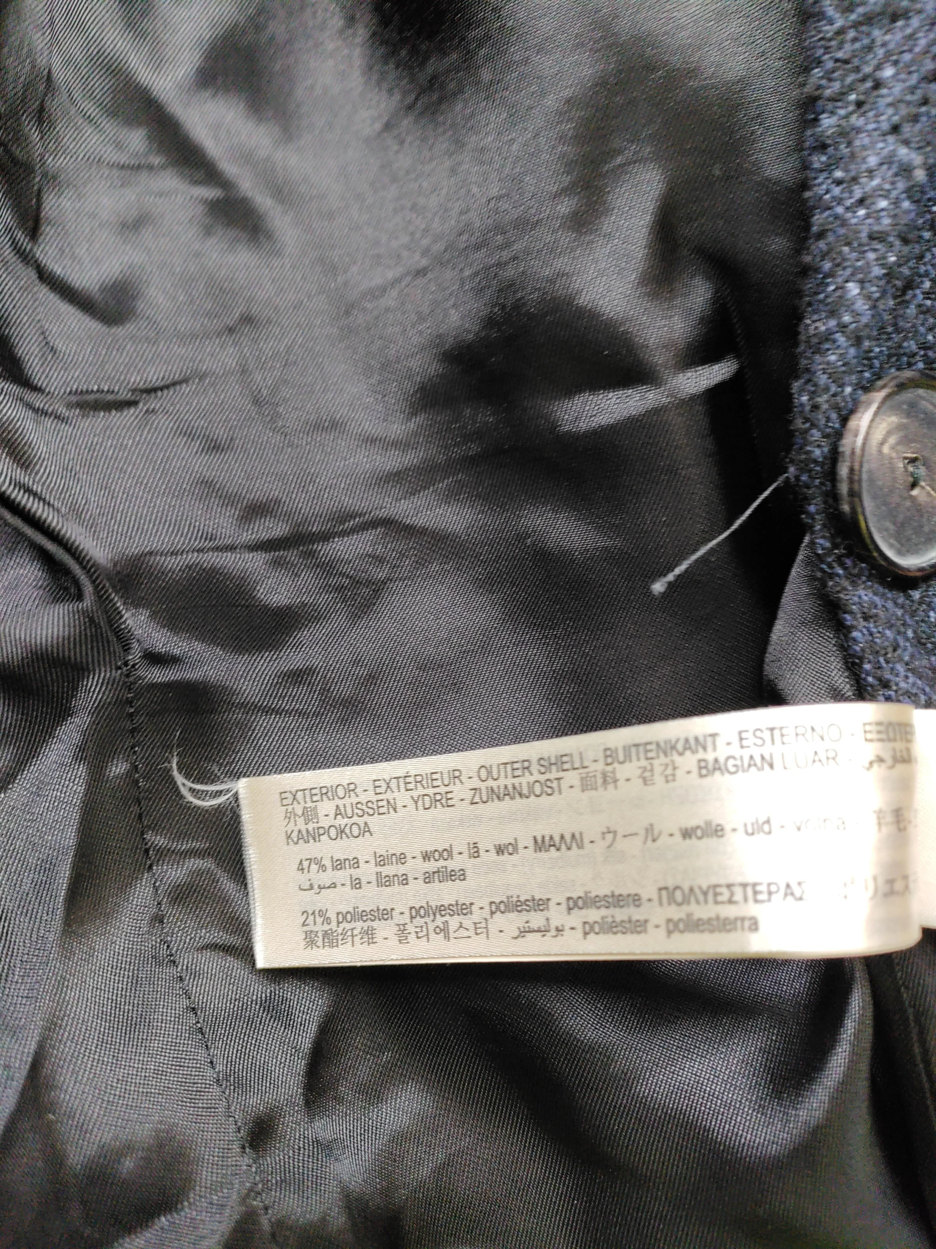 Massimo Dutti Women's Blazer XS Blue Wool with Polyester Overcoat - Image 6