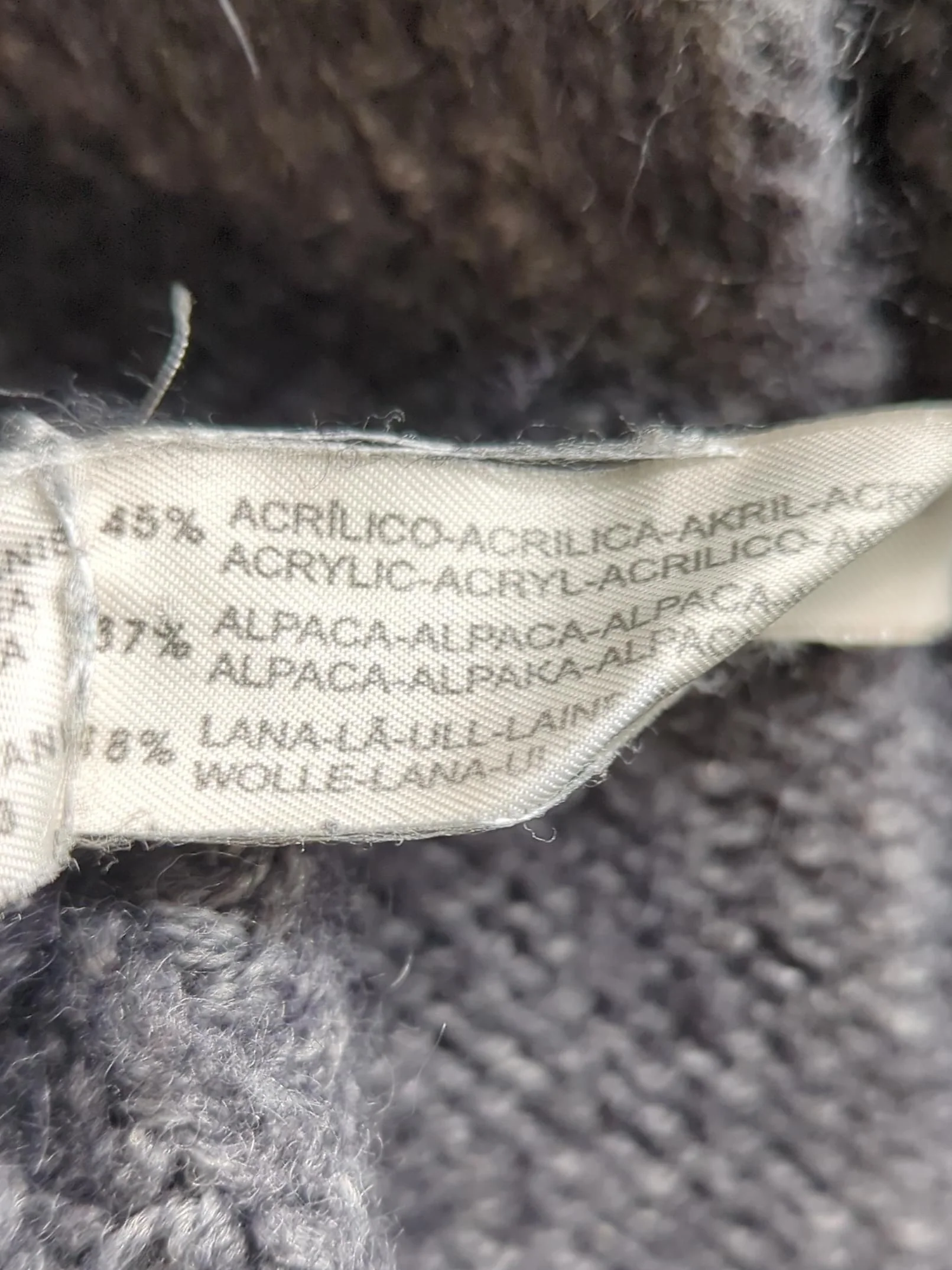 Massimo Dutti Women's Cardigan L Grey Acrylic with Wool, Cashmere Cardigan - Image 7