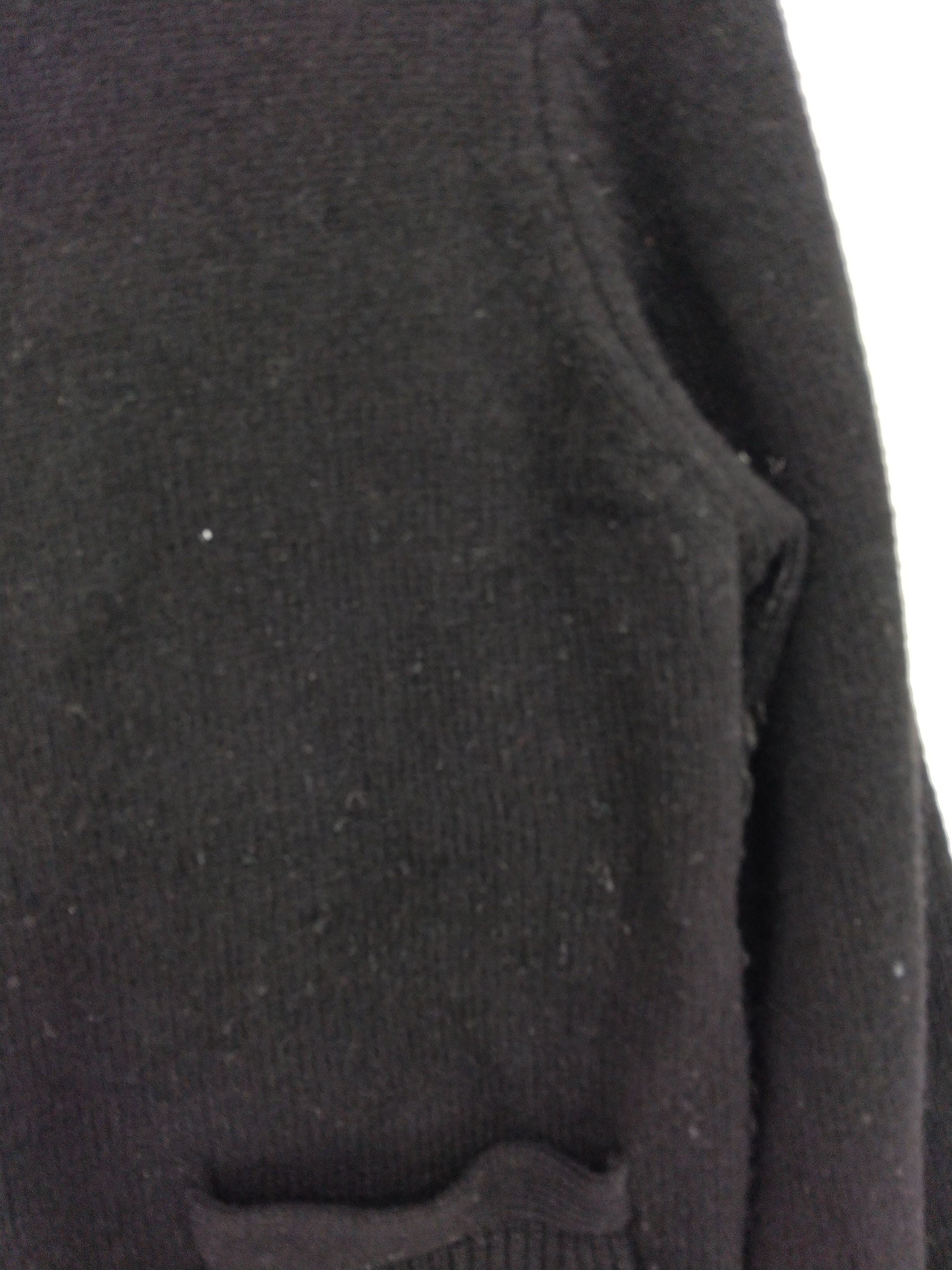Massimo Dutti Women's Cardigan S Black Wool with Cashmere Round Neck Cardigan - Image 5