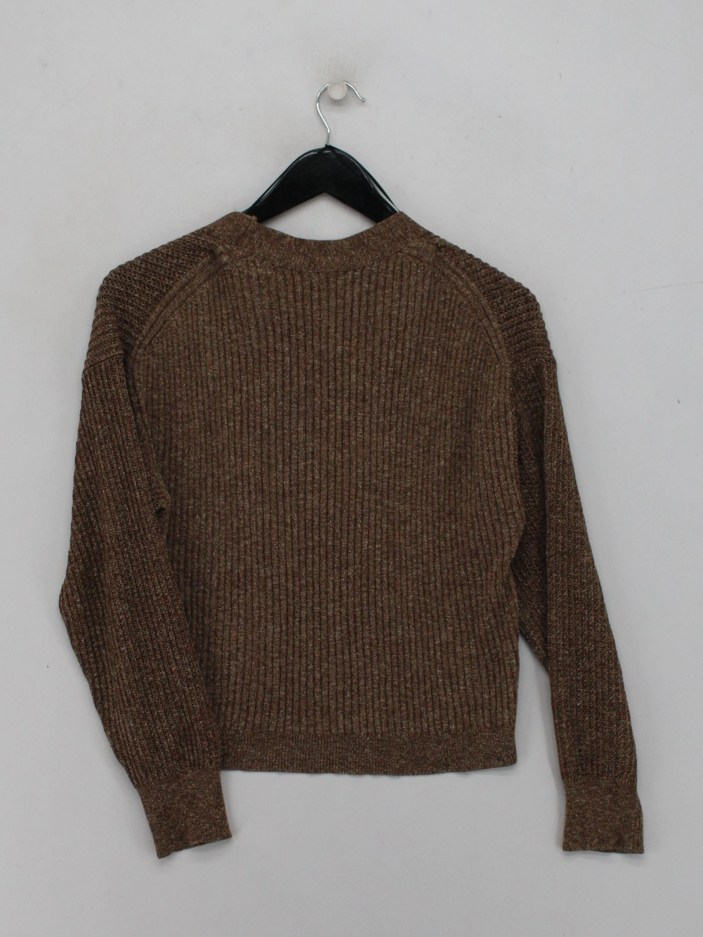 Massimo Dutti Women's Cardigan S Brown 100% Other V-Neck Cardigan - Image 2