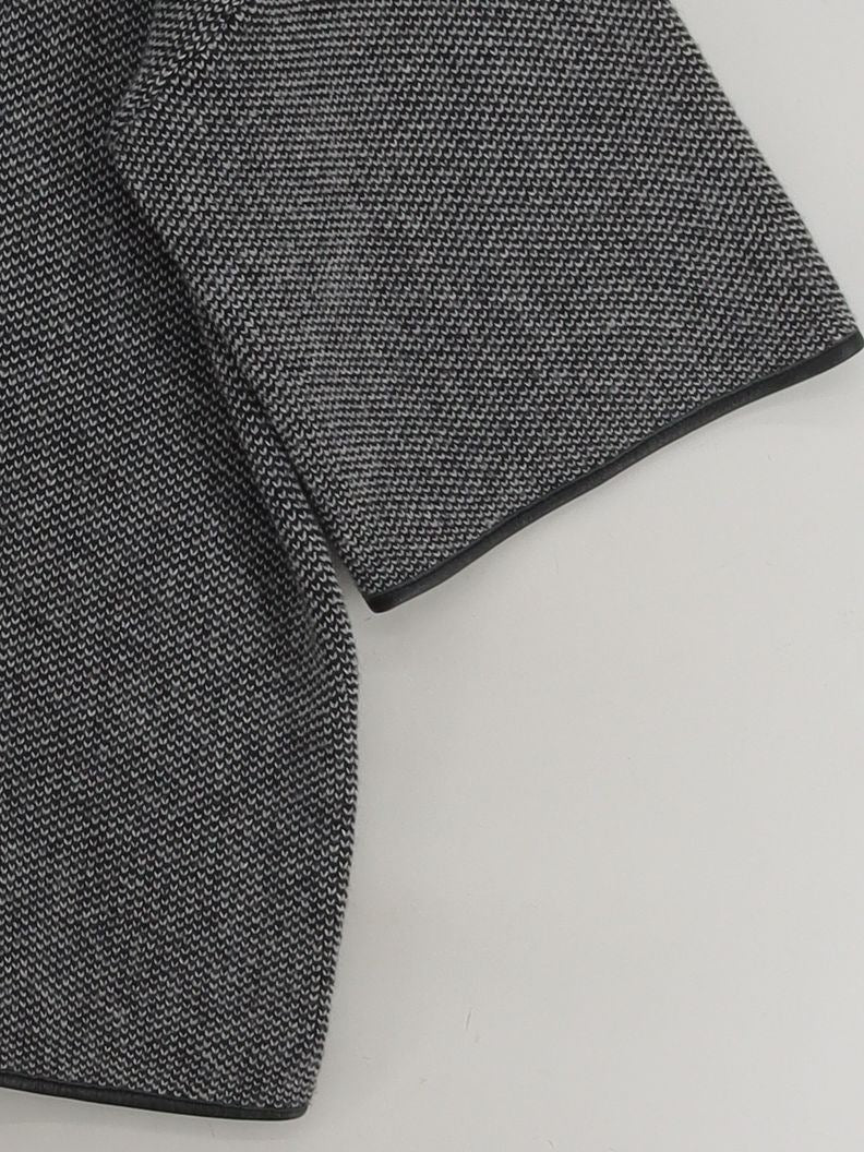 Massimo Dutti Women's Cardigan S Grey Wool with Viscose V-Neck Cardigan - Image 4