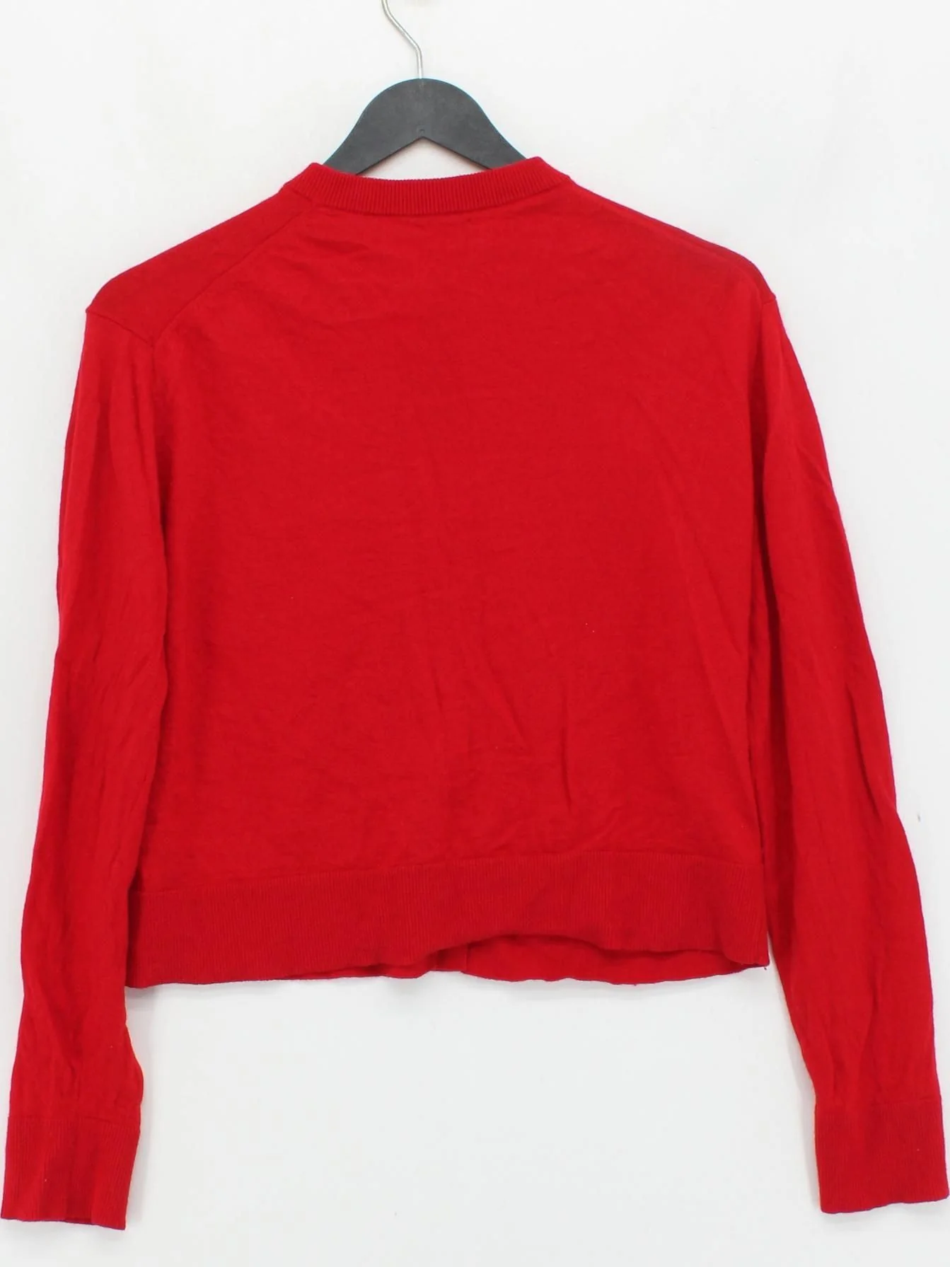 Massimo Dutti Women's Cardigan S Red Polyamide with Viscose, Elastane Cardigan - Image 2