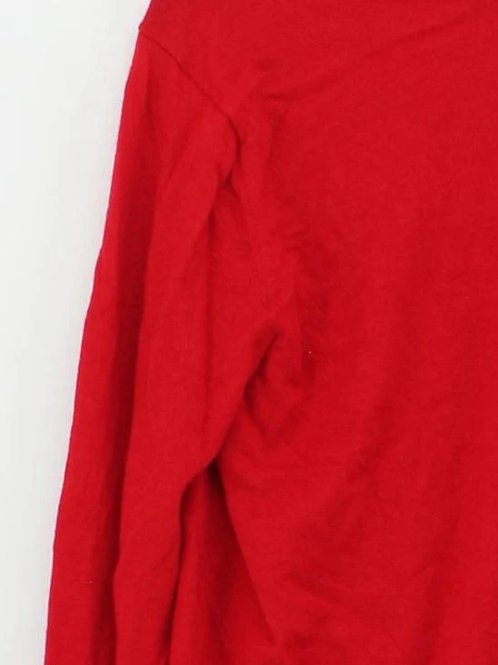 Massimo Dutti Women's Cardigan S Red Polyamide with Viscose, Elastane Cardigan - Image 4