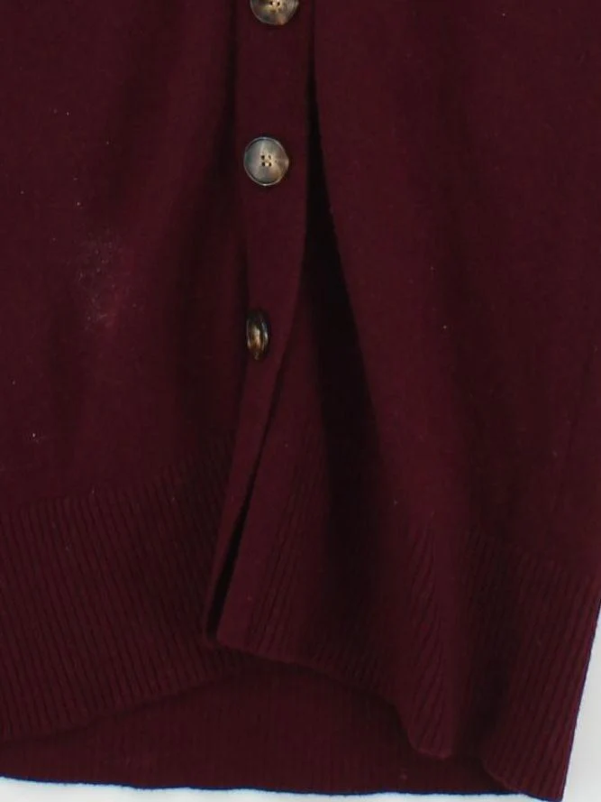 Massimo Dutti Women's Cardigan S Red Wool - Image 4