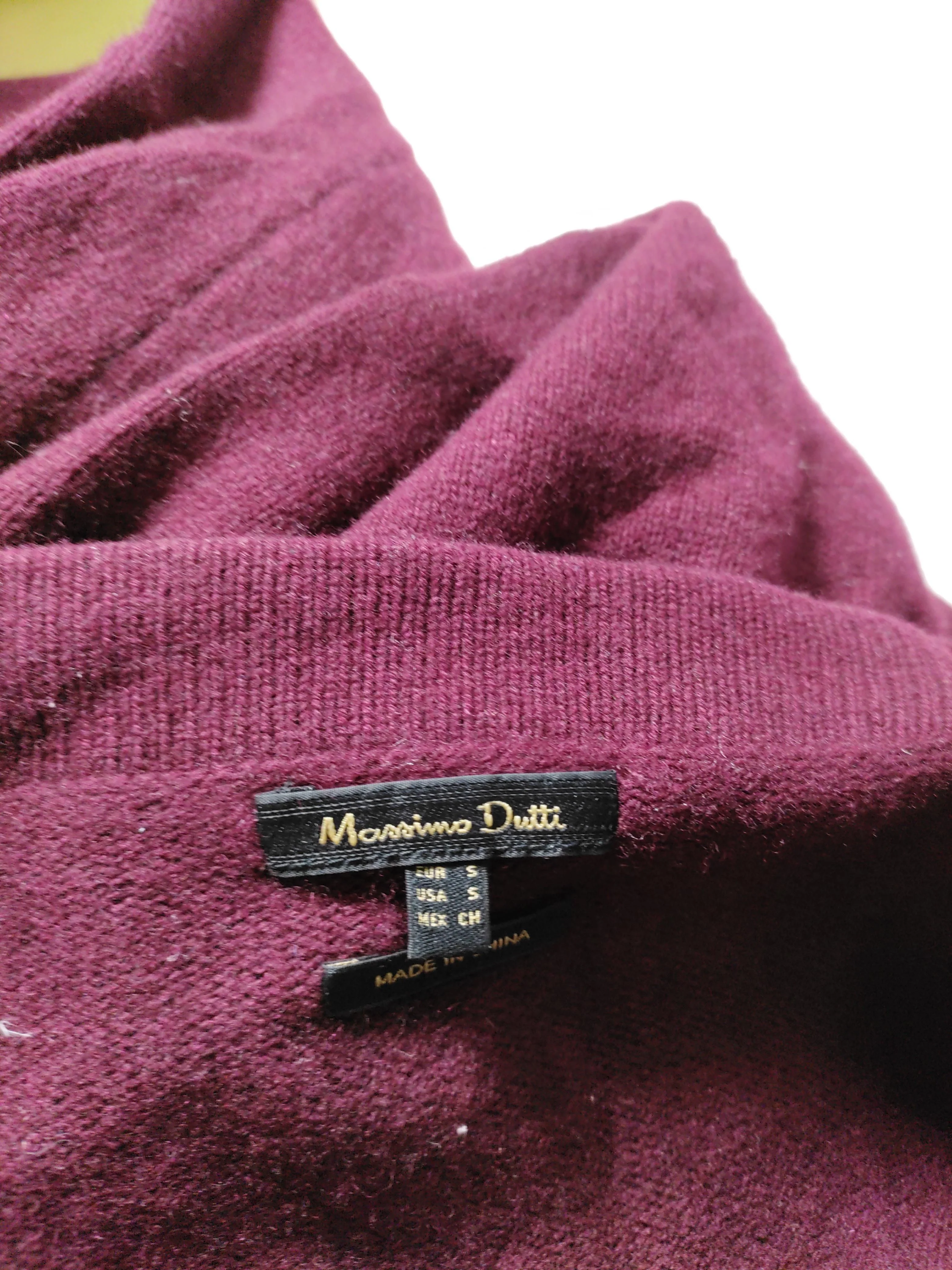 Massimo Dutti Women's Cardigan S Red Wool - Image 5