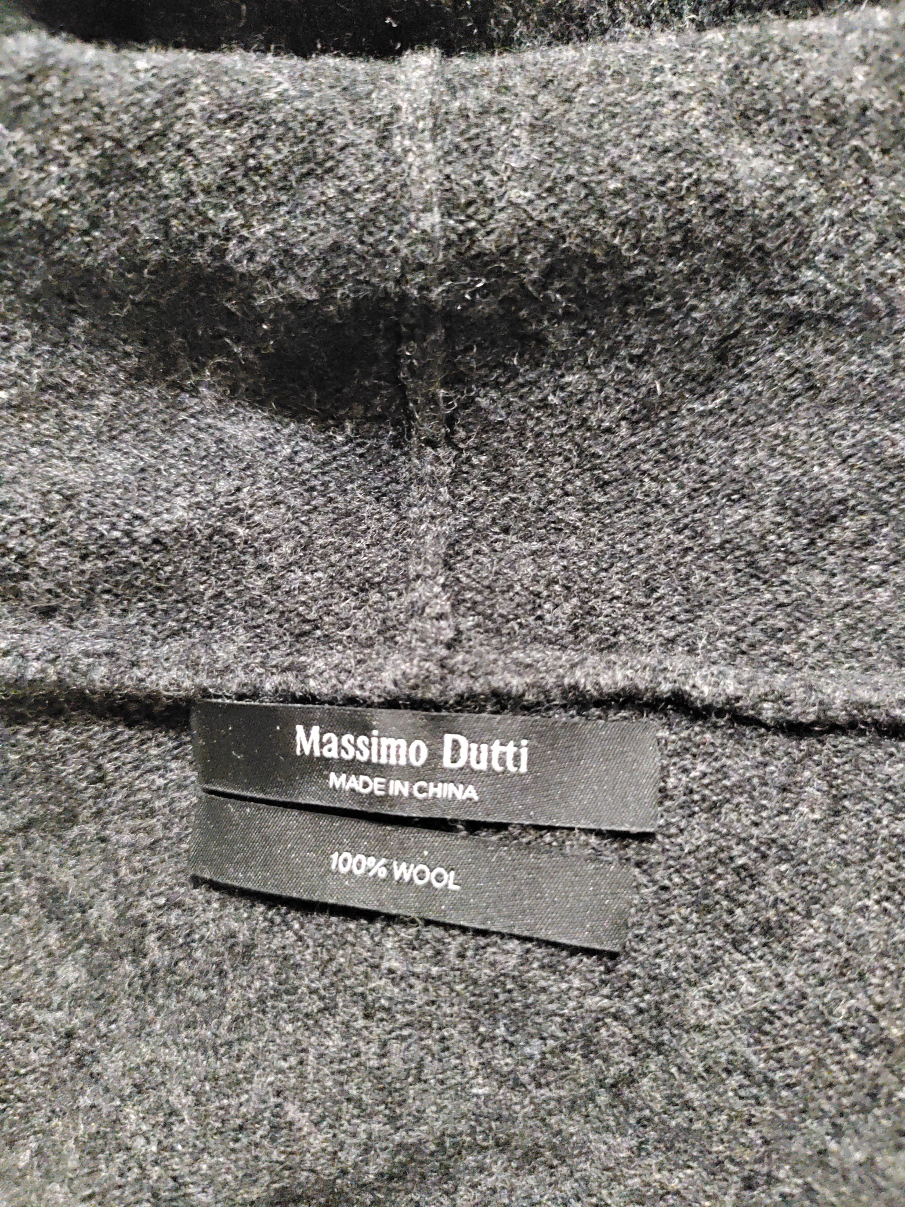 Massimo Dutti Women's Cardigan XS Grey 100% Wool High Neck Cardigan - Image 6