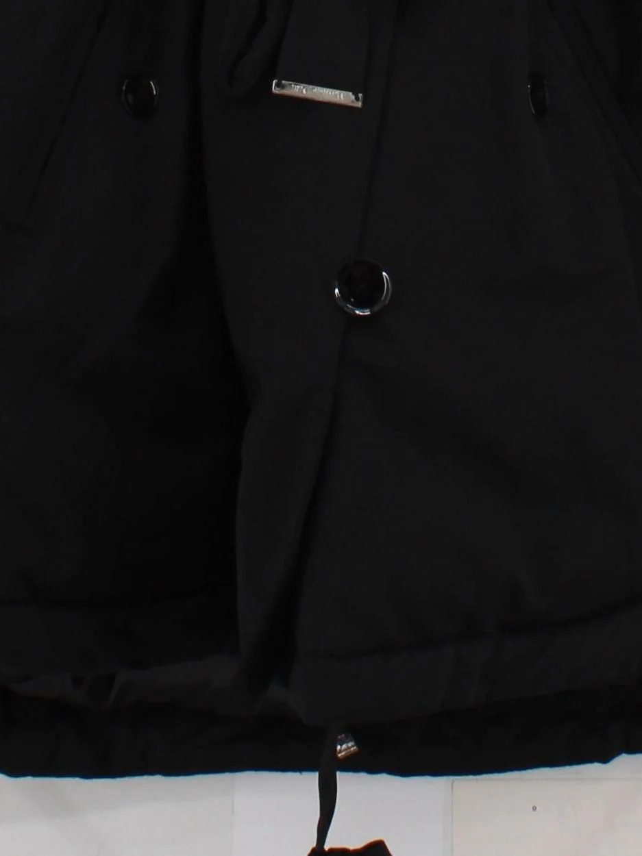 Massimo Dutti Women's Coat S Black 100% Polyester Puffer Jacket - Image 4