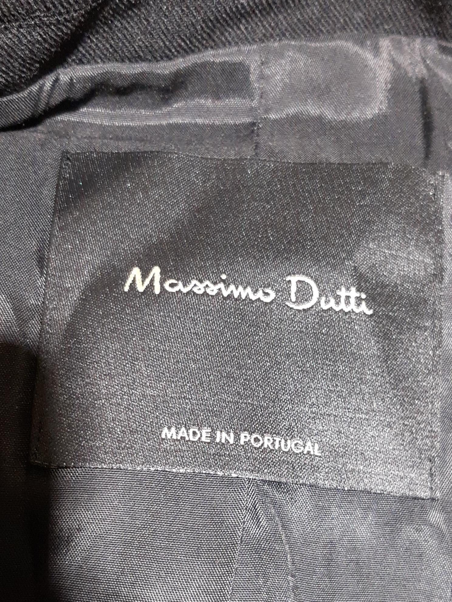 Massimo Dutti Women's Coat XS Black Polyester with Wool, Elastane Overcoat - Image 5