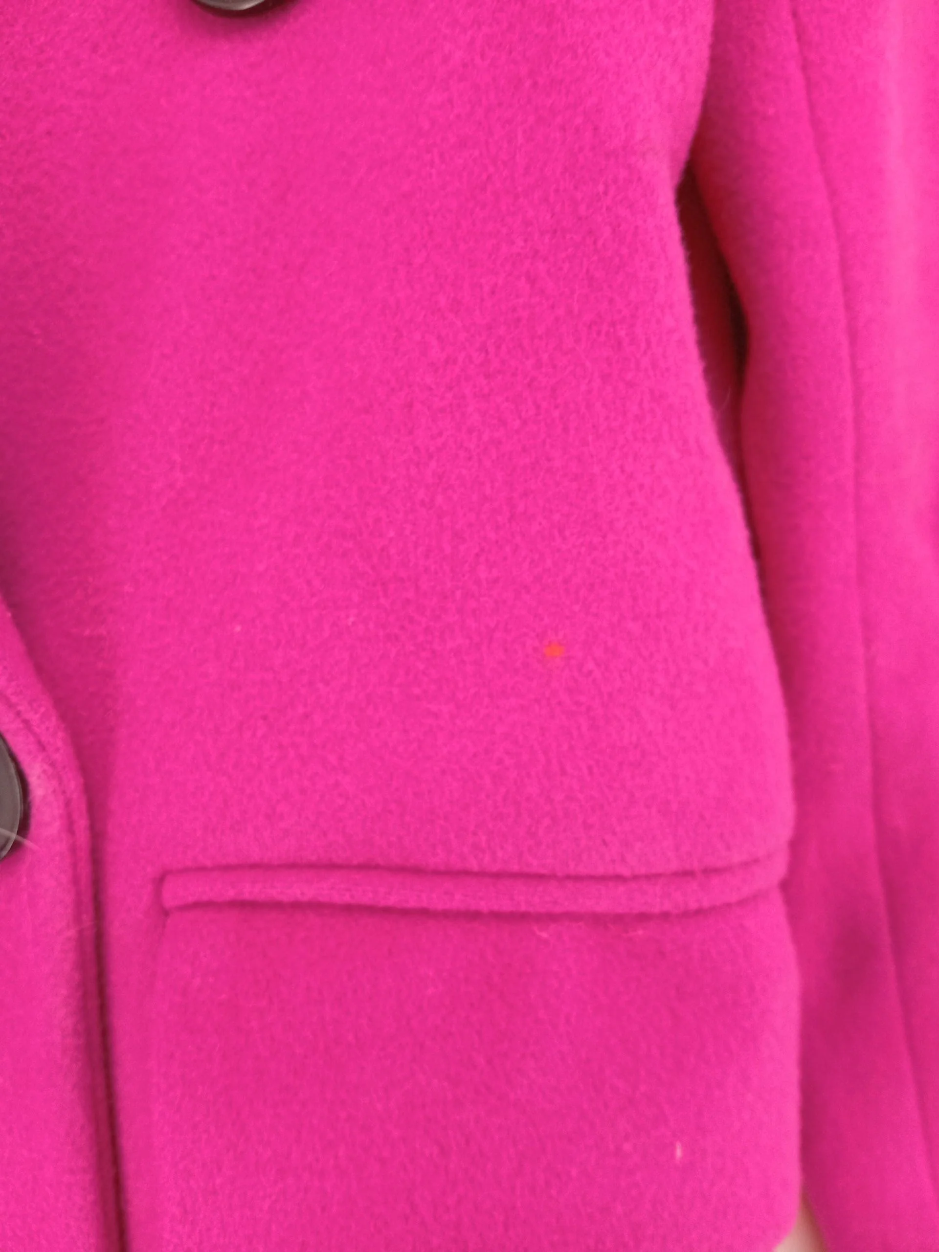 Massimo Dutti Women's Coat XS Pink Wool with Polyamide Overcoat - Image 5