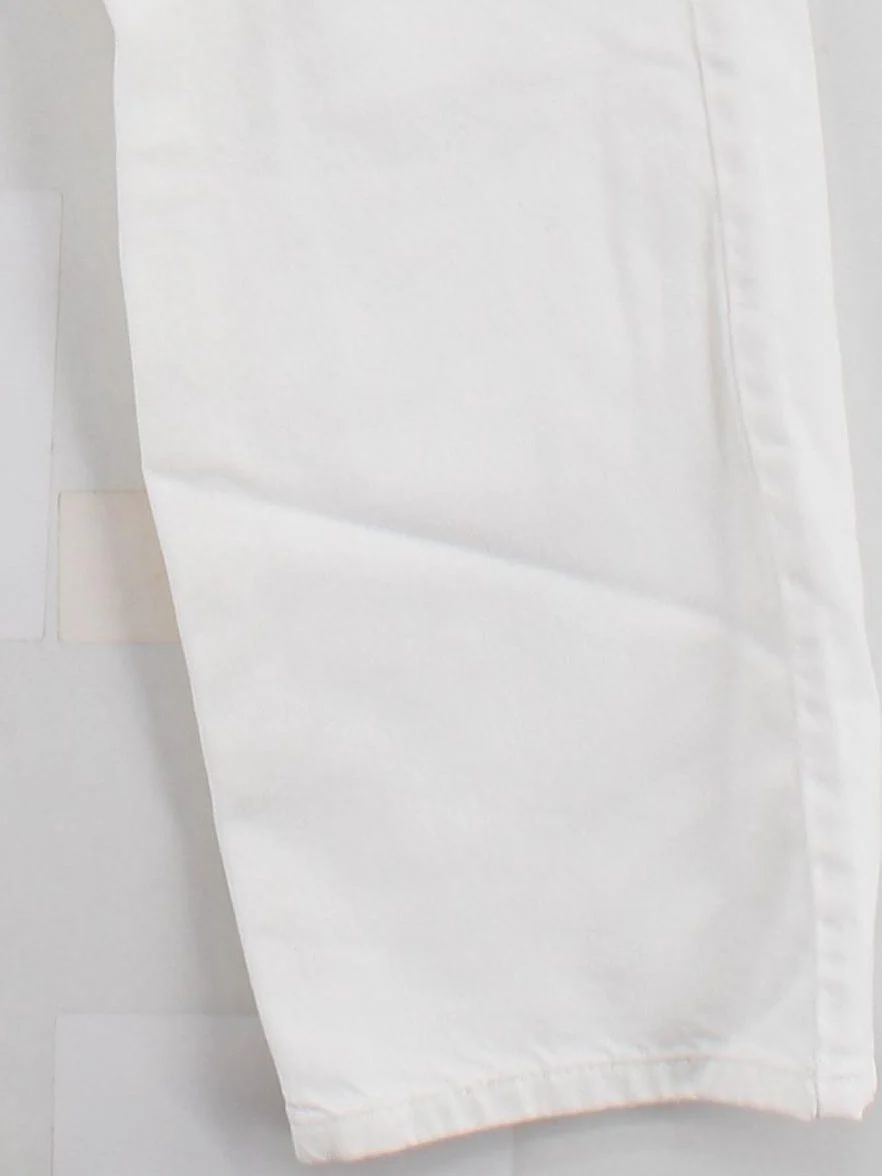 Massimo Dutti Women's Jeans UK 12 White Cotton with Lyocell Modal Straight - Image 4