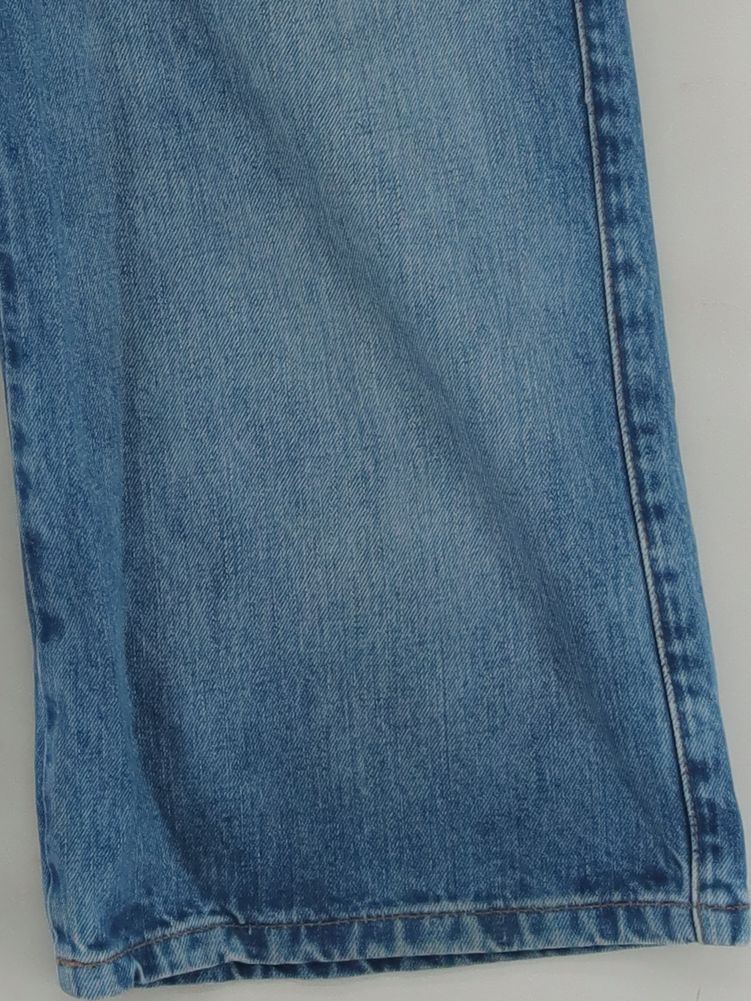 Massimo Dutti Women's Jeans UK 8 Blue 100% Cotton Wide-Leg - Image 4