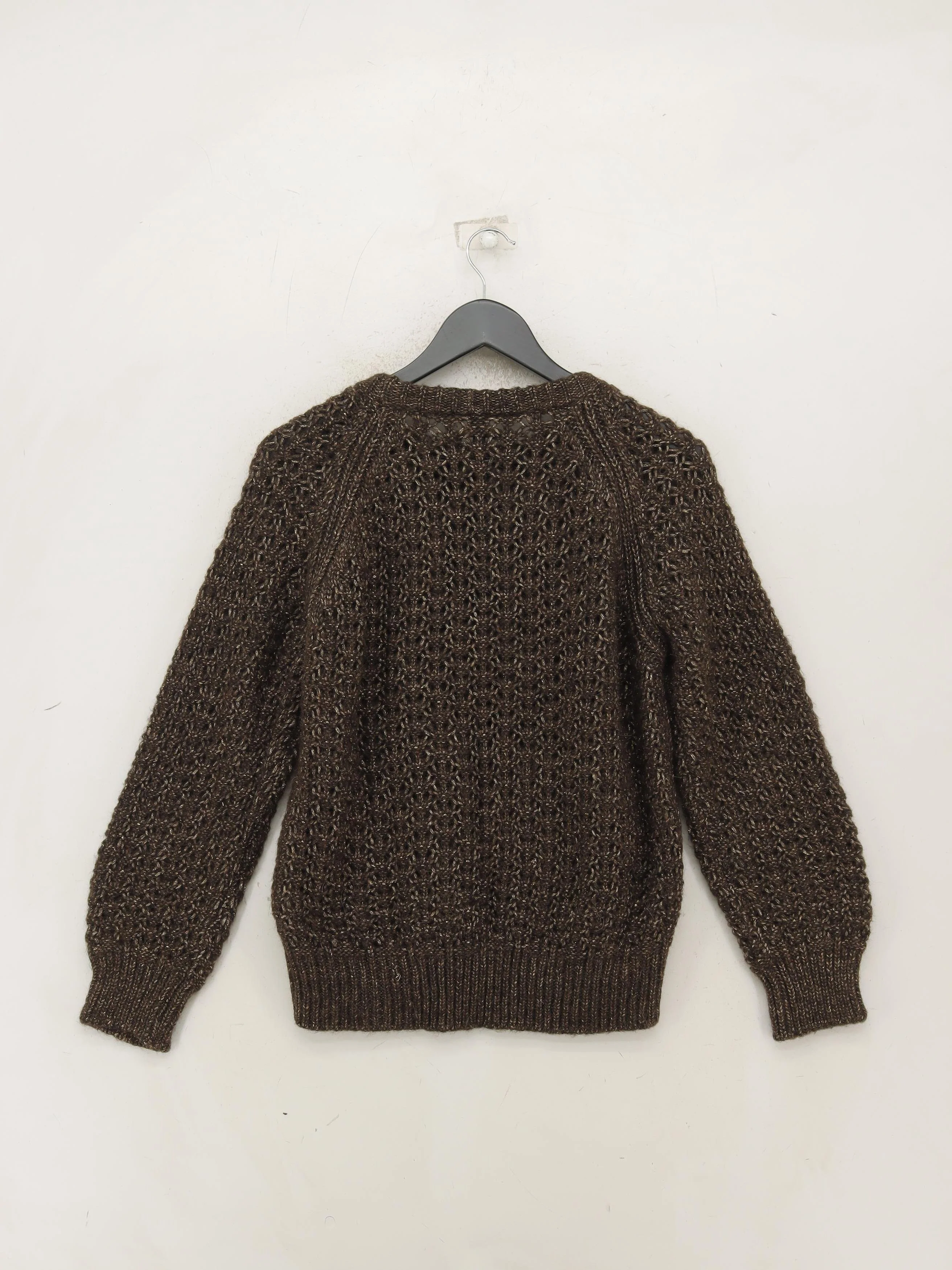 Massimo Dutti Women's Jumper M Brown Polyester with Acrylic, Other Pullover - Image 2