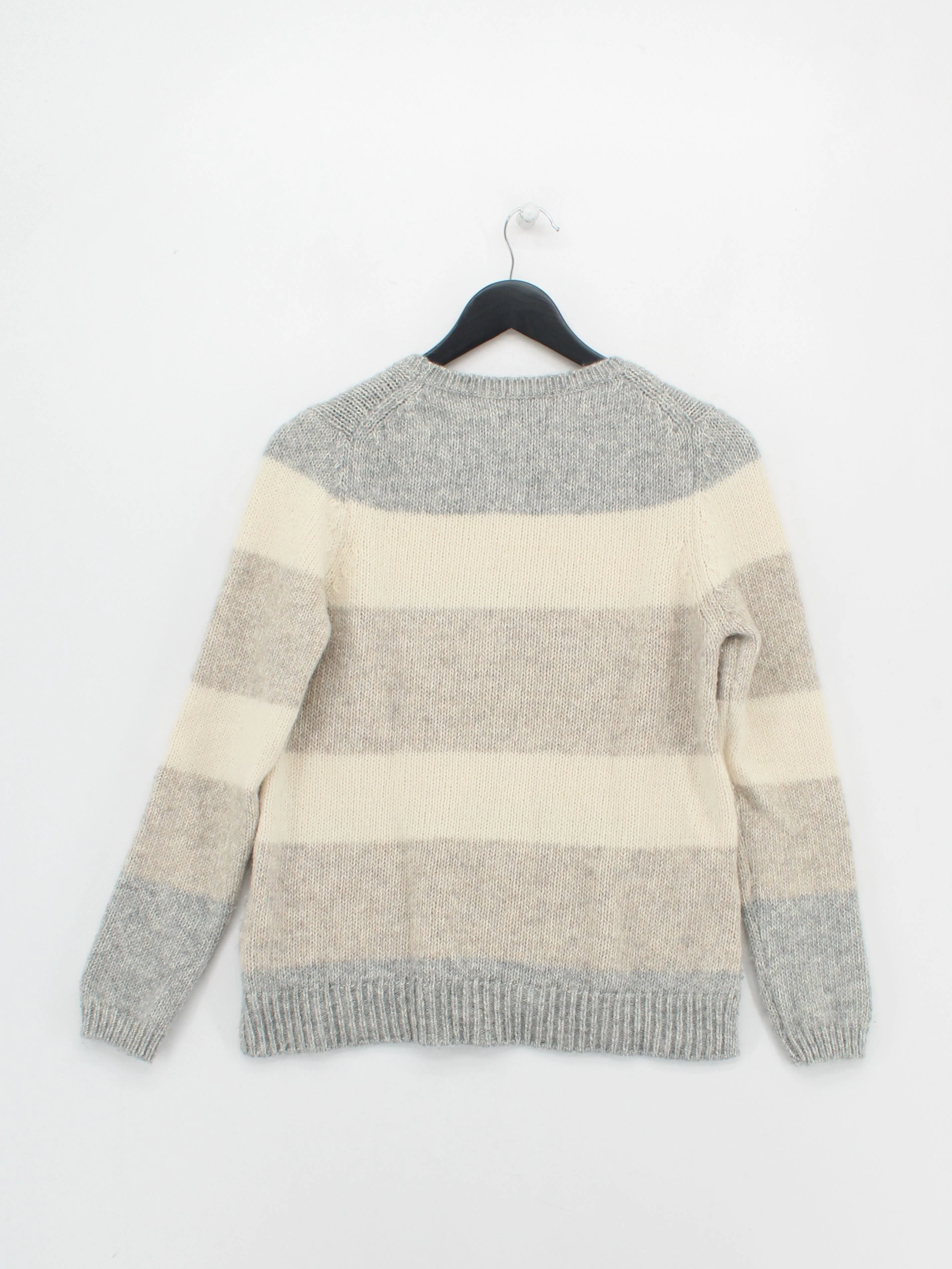 Massimo Dutti Women's Jumper S Multi Cotton with Polyamide, Wool Pullover - Image 2