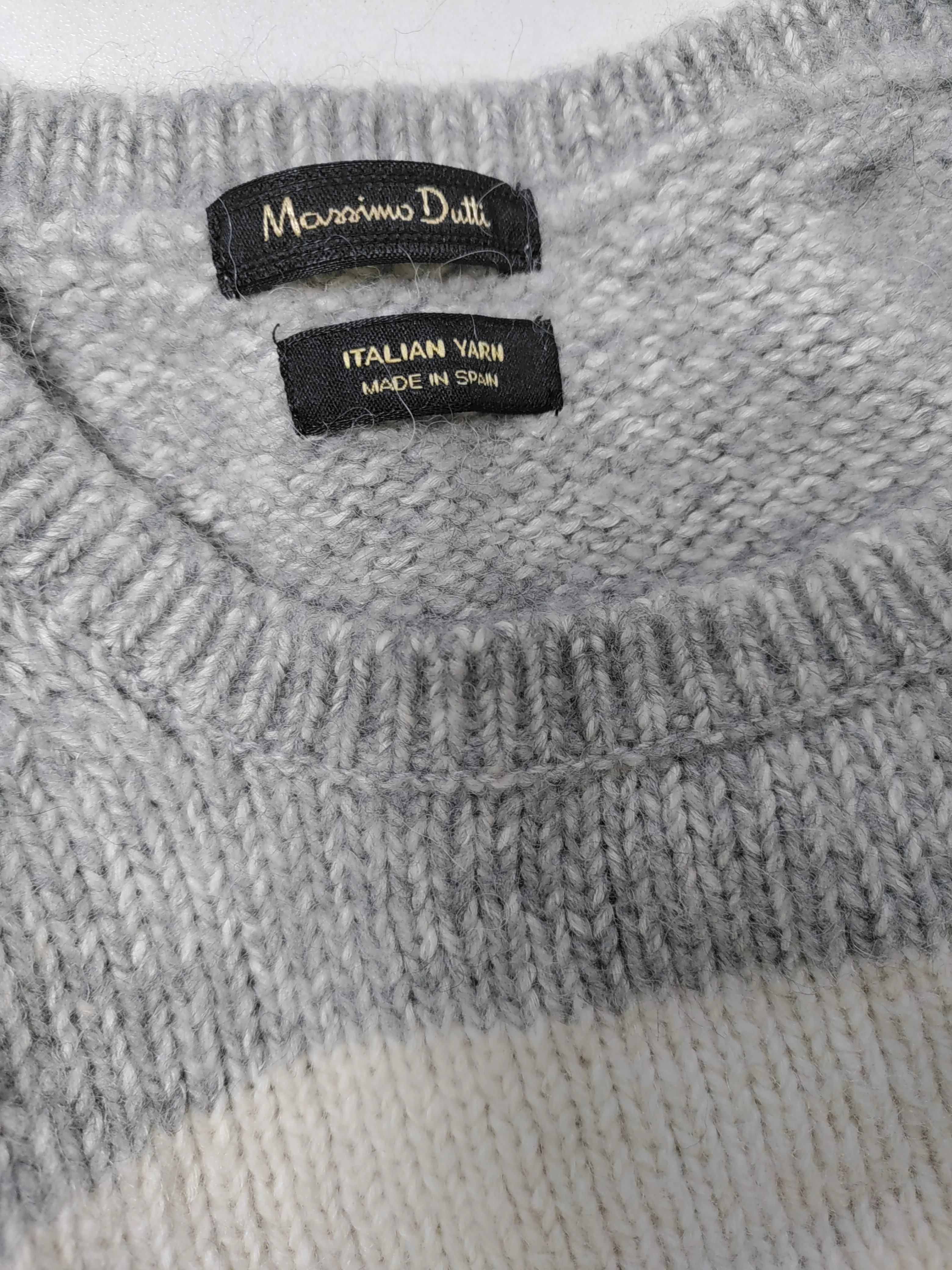 Massimo Dutti Women's Jumper S Multi Cotton with Polyamide, Wool Pullover - Image 5
