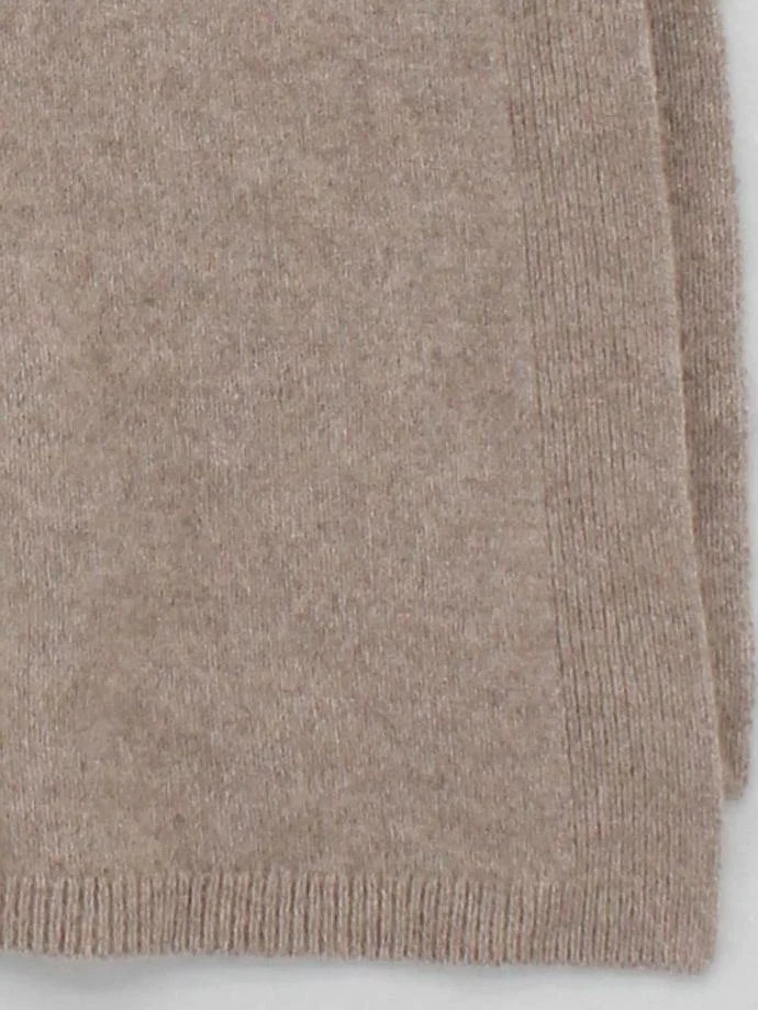 Massimo Dutti Women's Jumper Tan 100% Wool High Neck Vest - Image 4