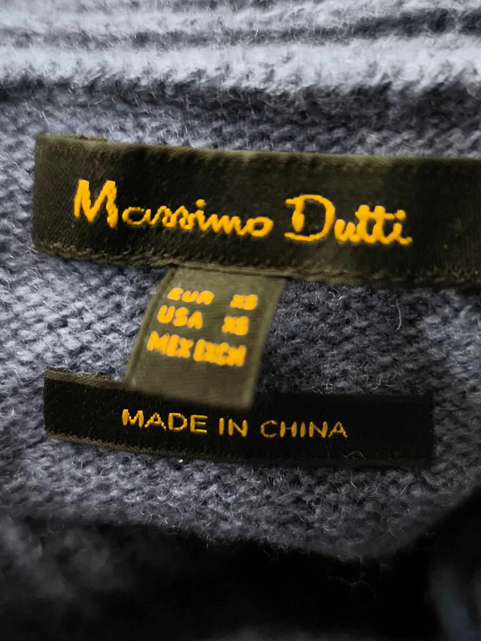 Massimo Dutti Women's Jumper XS Blue Cashmere with Polyamide Roll Neck Pullover - Image 5