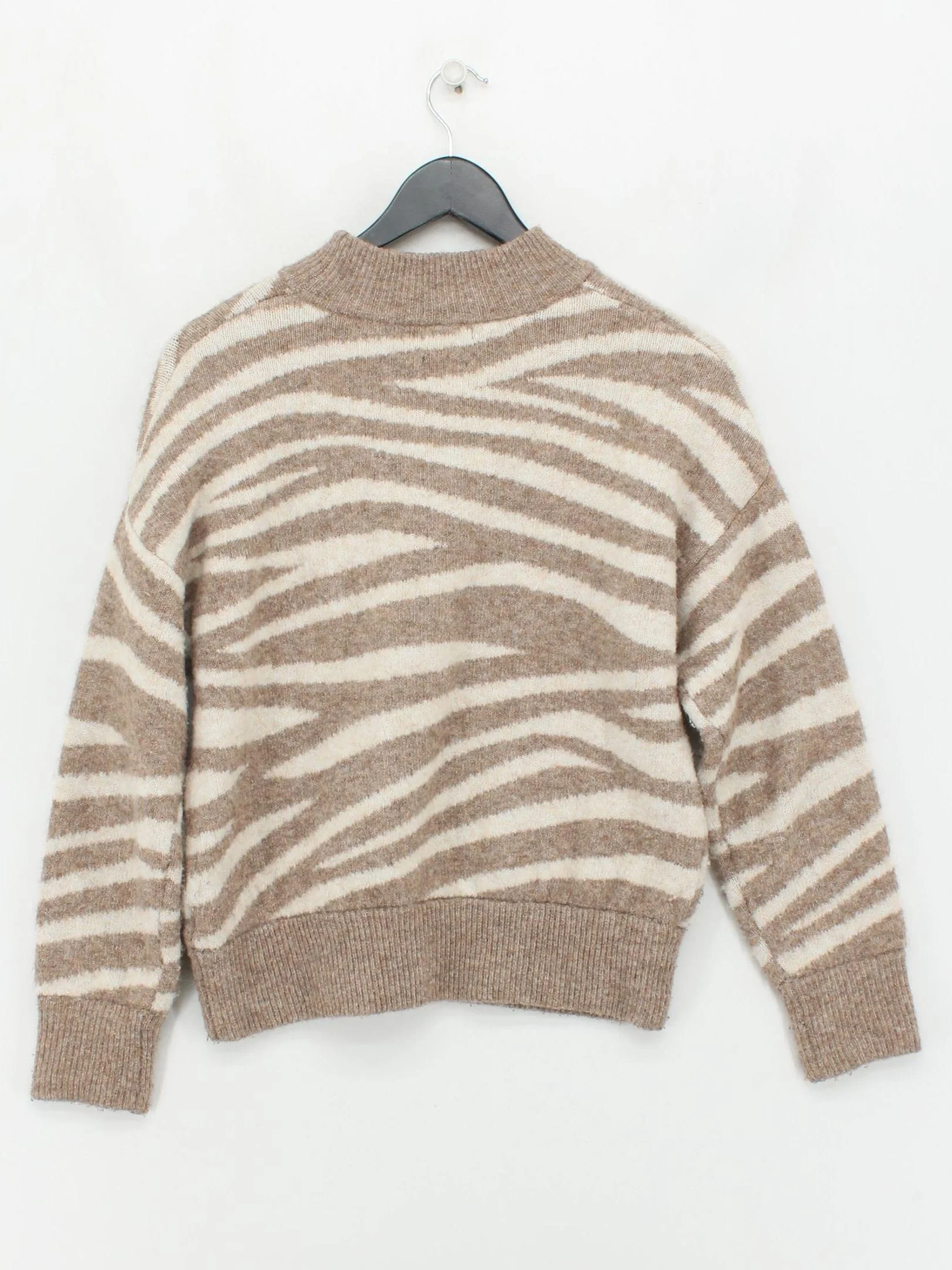 Massimo Dutti Women's Jumper XS Brown Acrylic - Image 2