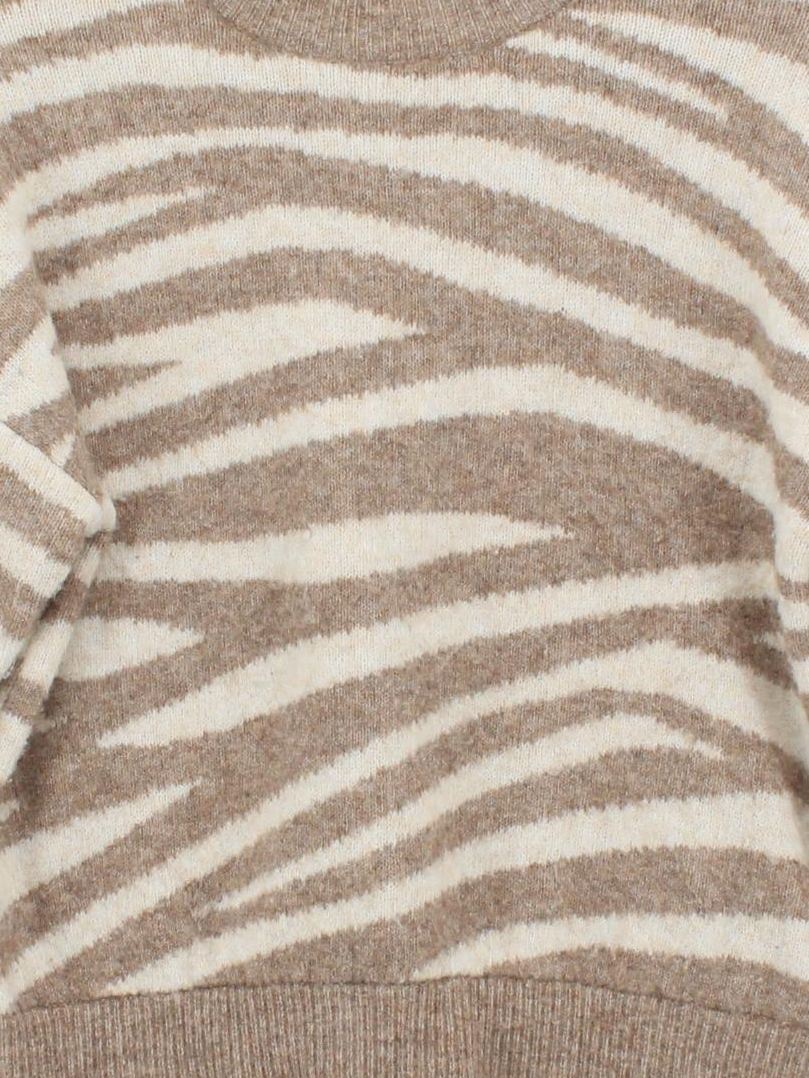 Massimo Dutti Women's Jumper XS Brown Acrylic - Image 3