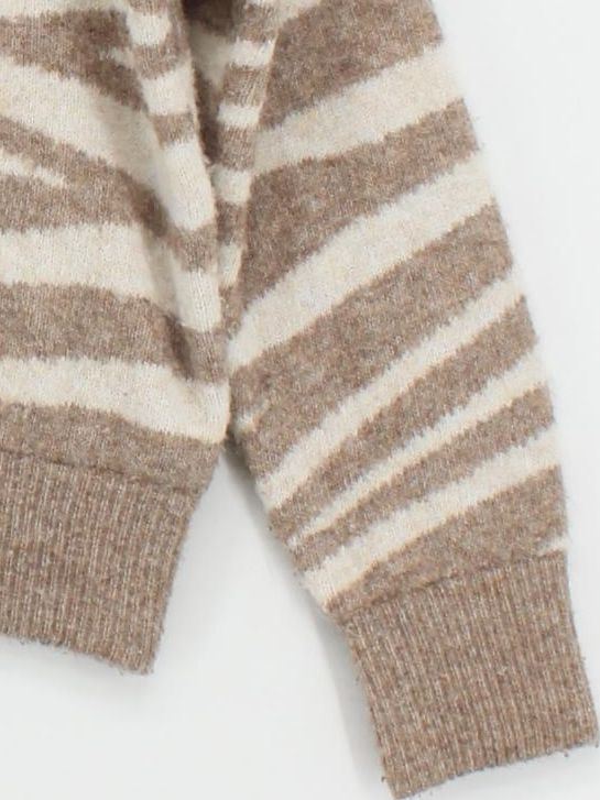 Massimo Dutti Women's Jumper XS Brown Acrylic - Image 4