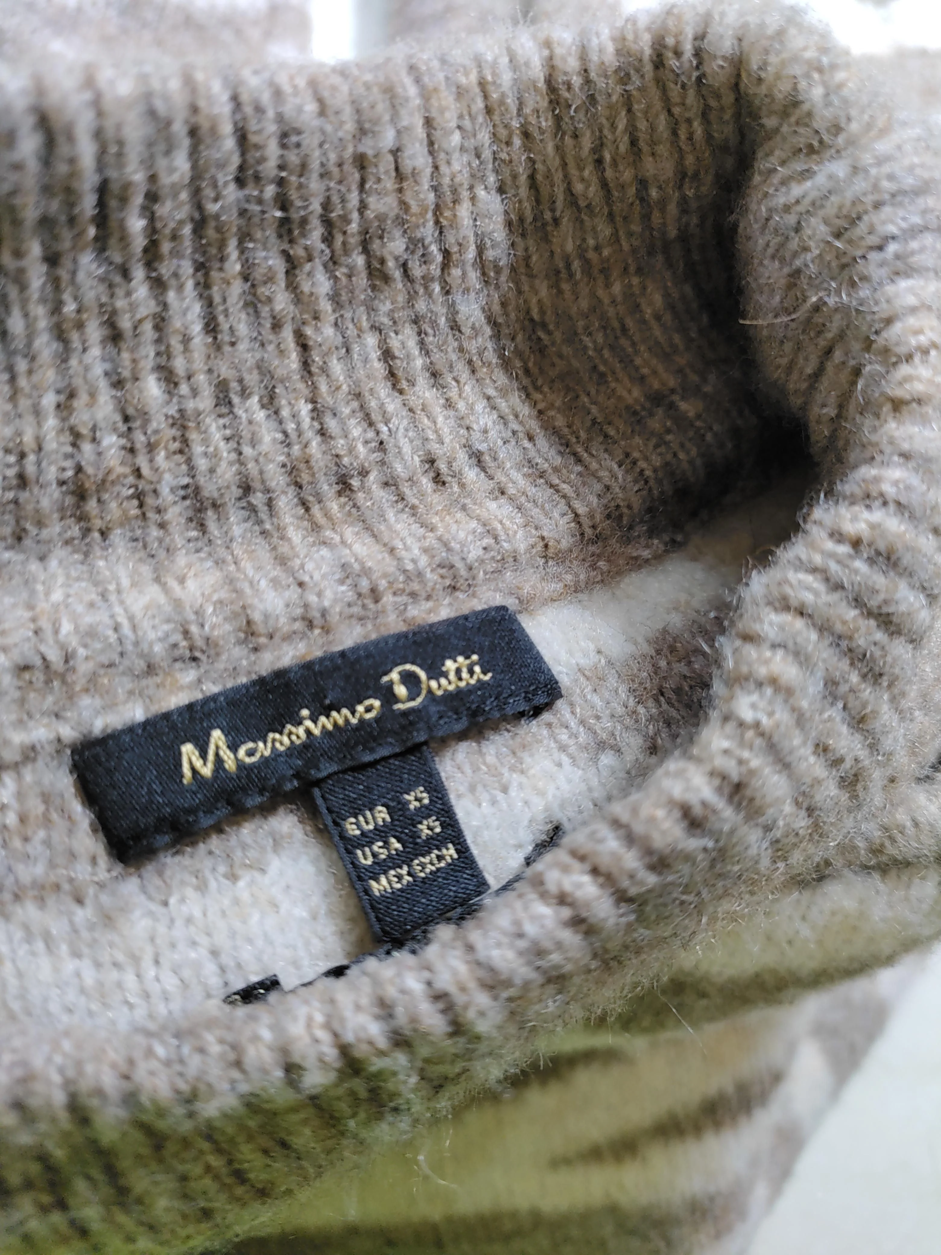 Massimo Dutti Women's Jumper XS Brown Acrylic - Image 5