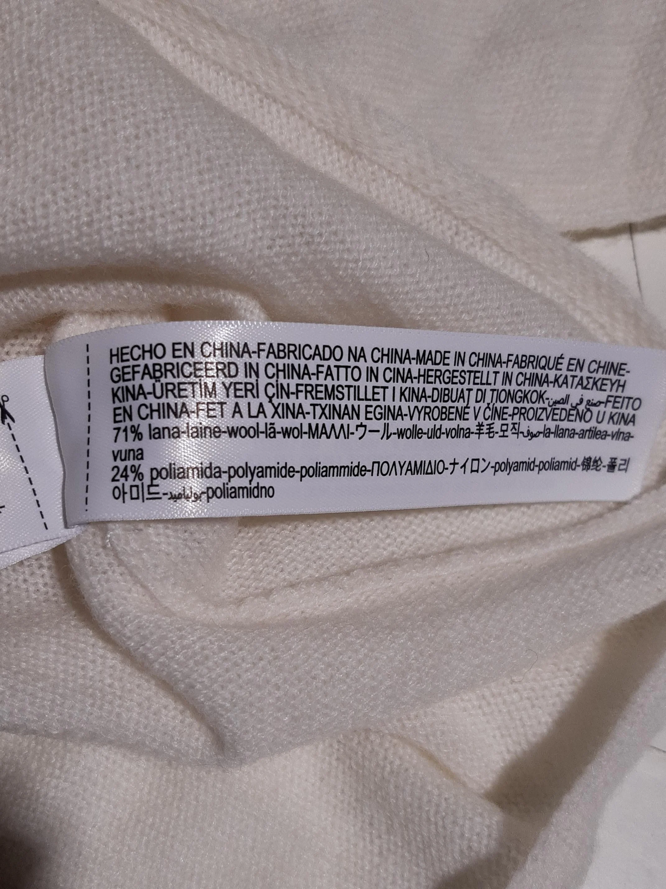Massimo Dutti Women's Jumper XS Cream Wool with Polyamide Pullover New with tags - Image 6