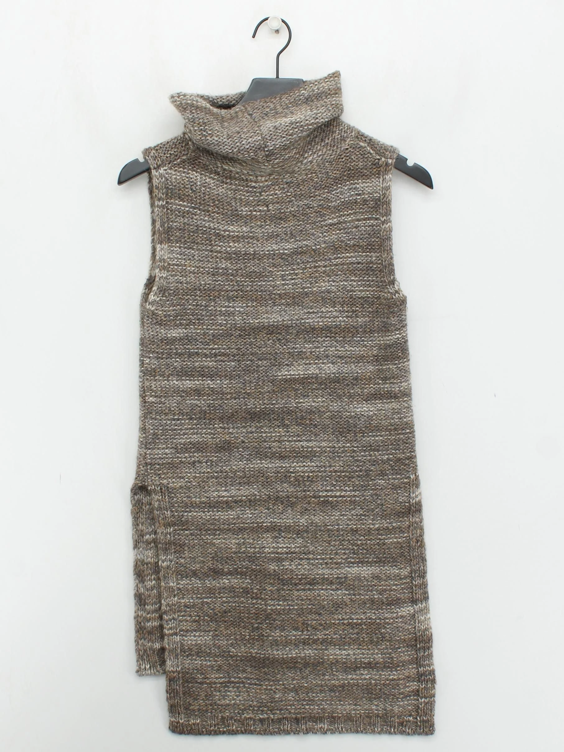 Massimo Dutti Women's Jumper XS Multi 100% Wool Roll Neck Vest - Image 2