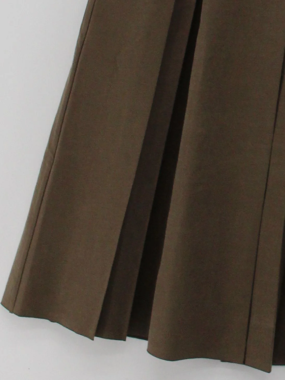 Massimo Dutti Women's Midi Skirt S Brown Cotton - Image 4