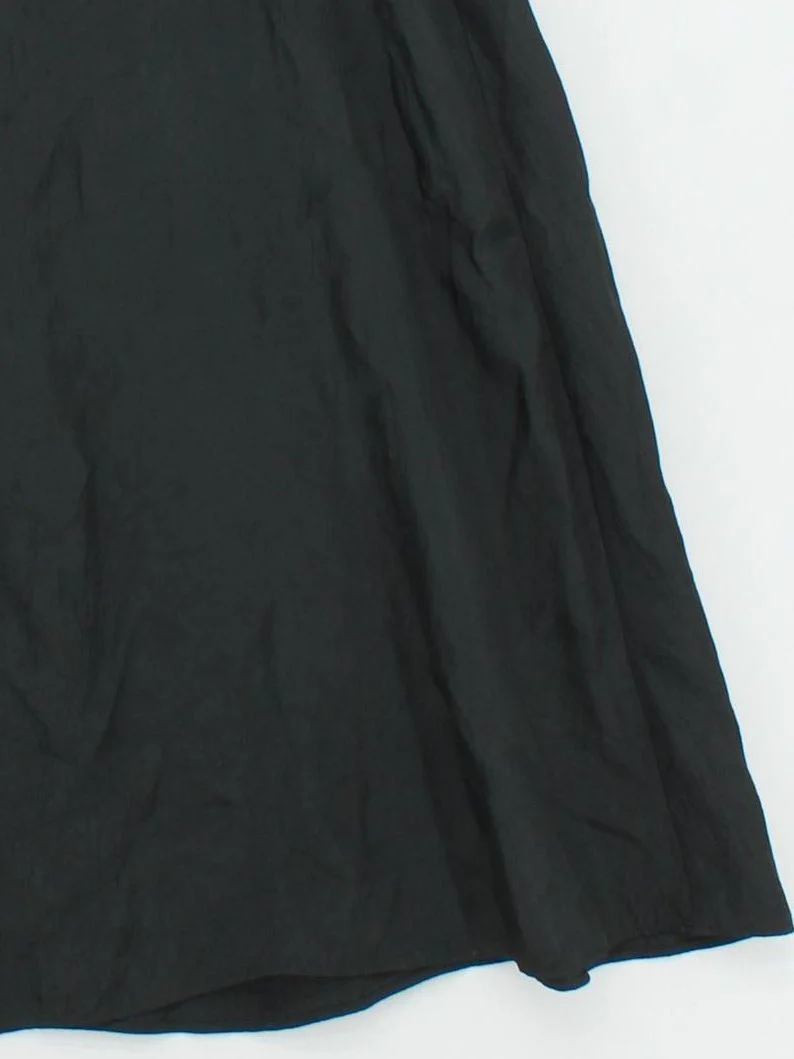 Massimo Dutti Women's Midi Skirt W 30 in Black 100% Acetate Midi A-Line - Image 4