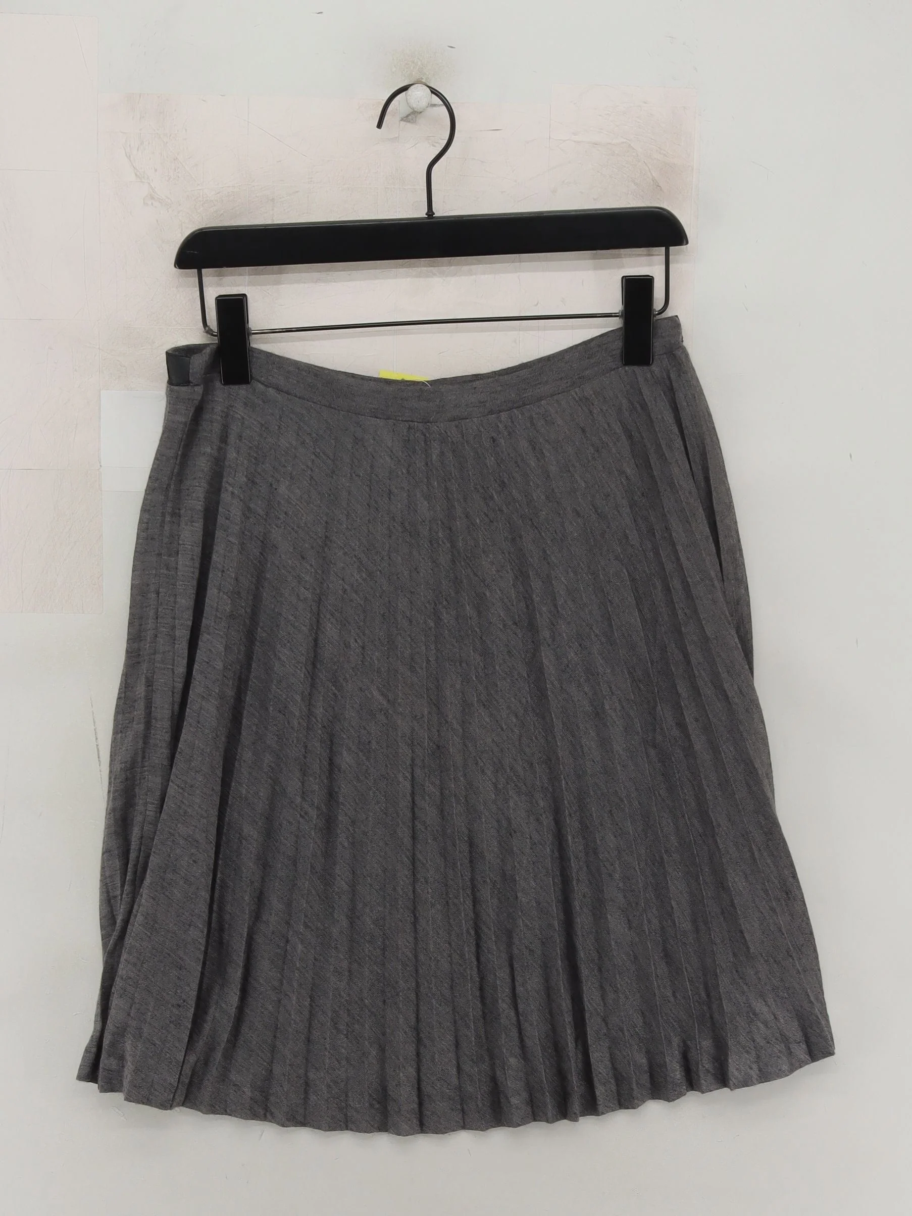 Massimo Dutti Women's Mini Skirt L Grey 100% Polyester Short Mini - Image 2