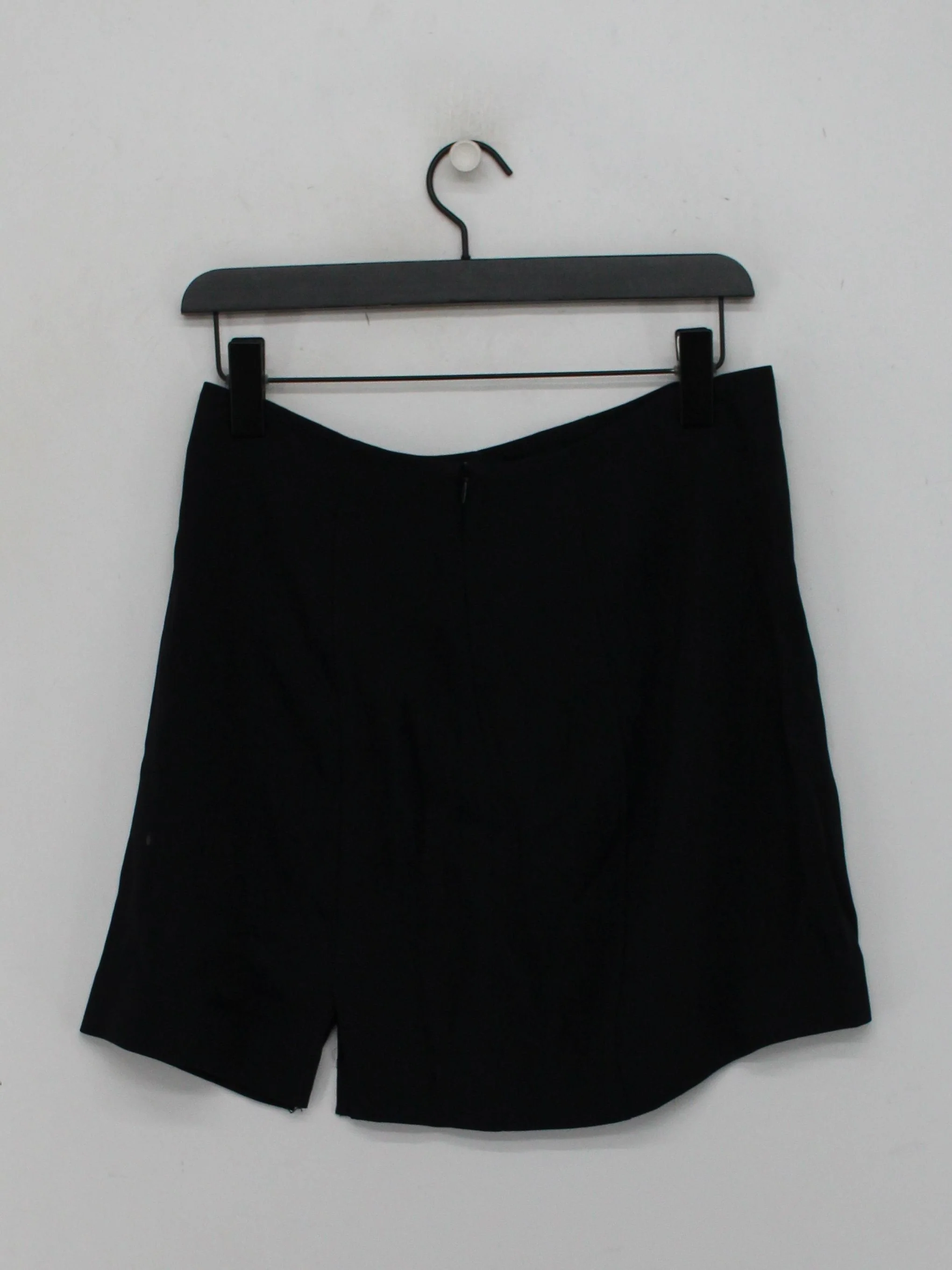 Massimo Dutti Women's Mini Skirt M Black Polyester with Elastane Short Mini - Image 2