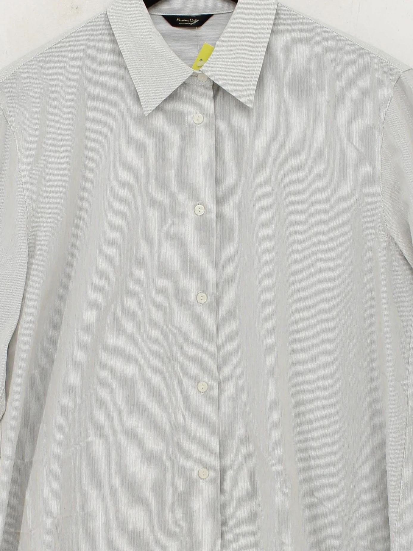 Massimo Dutti Women's Shirt M White Viscose with Polyamide Basic - Image 3