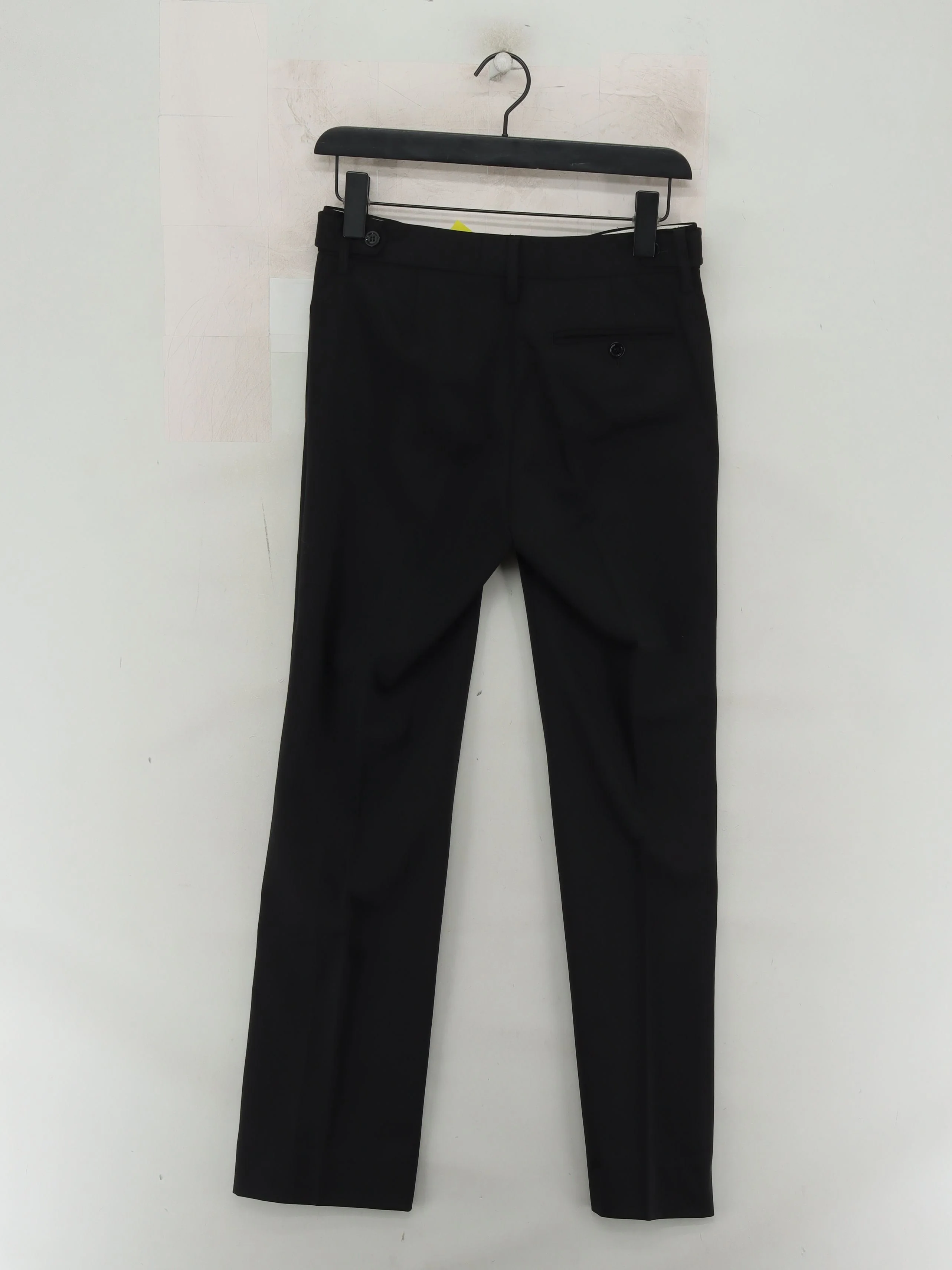 Massimo Dutti Women's Suit Trousers W 26 in Black 100% Acetate Dress Pants - Image 2