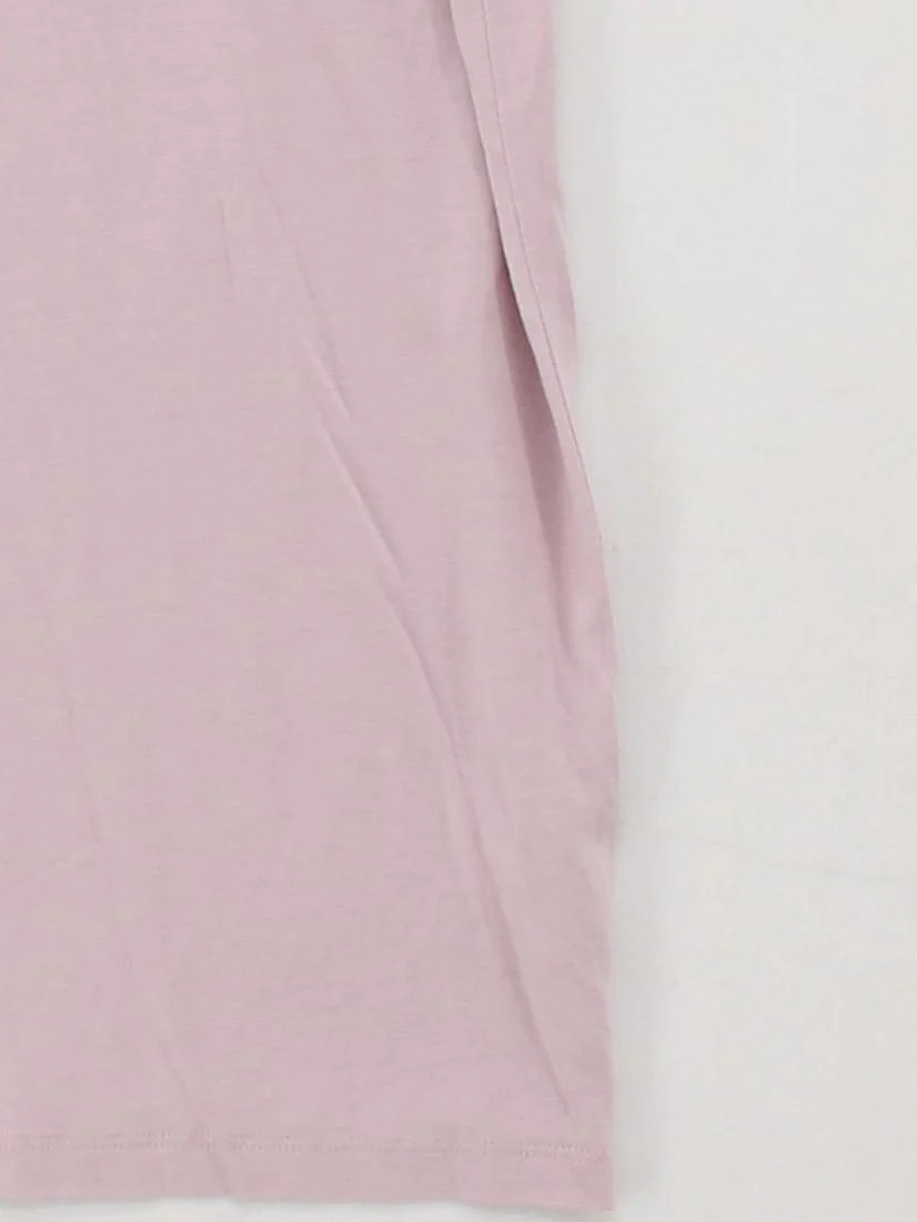 Massimo Dutti Women's T-Shirt S Pink Lyocell Modal with Cotton Basic - Image 4