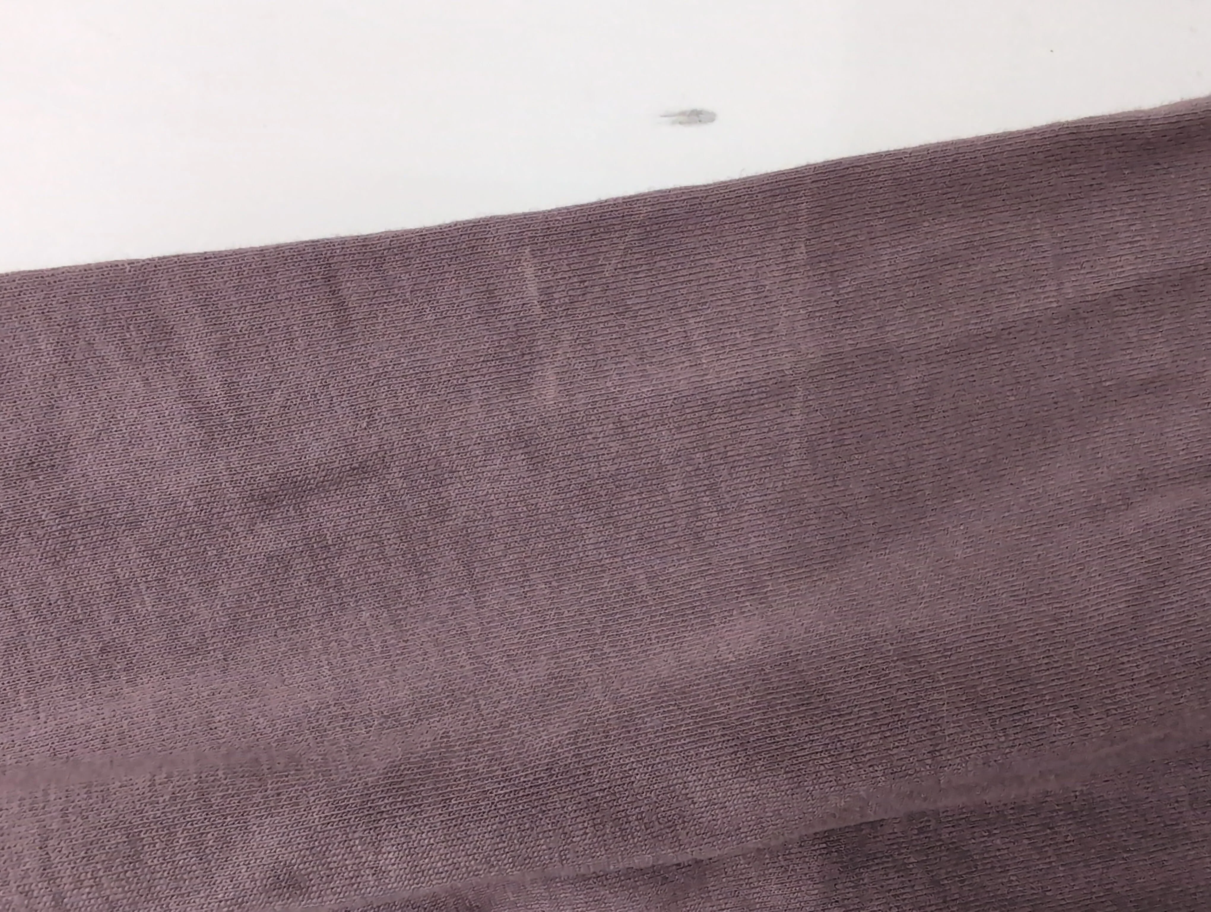 Massimo Dutti Women's T-Shirt XS Purple 100% Cotton Short Sleeve V-Neck Basic - Image 5