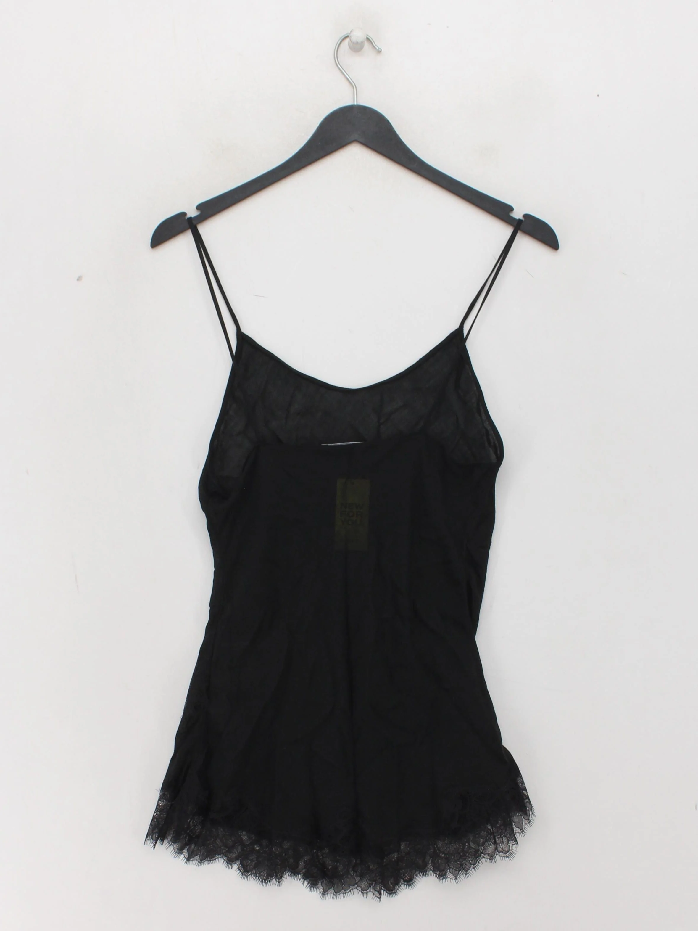 Massimo Dutti Women's Top S Black Viscose with Wool Sleeveless V-Neck Basic - Image 2