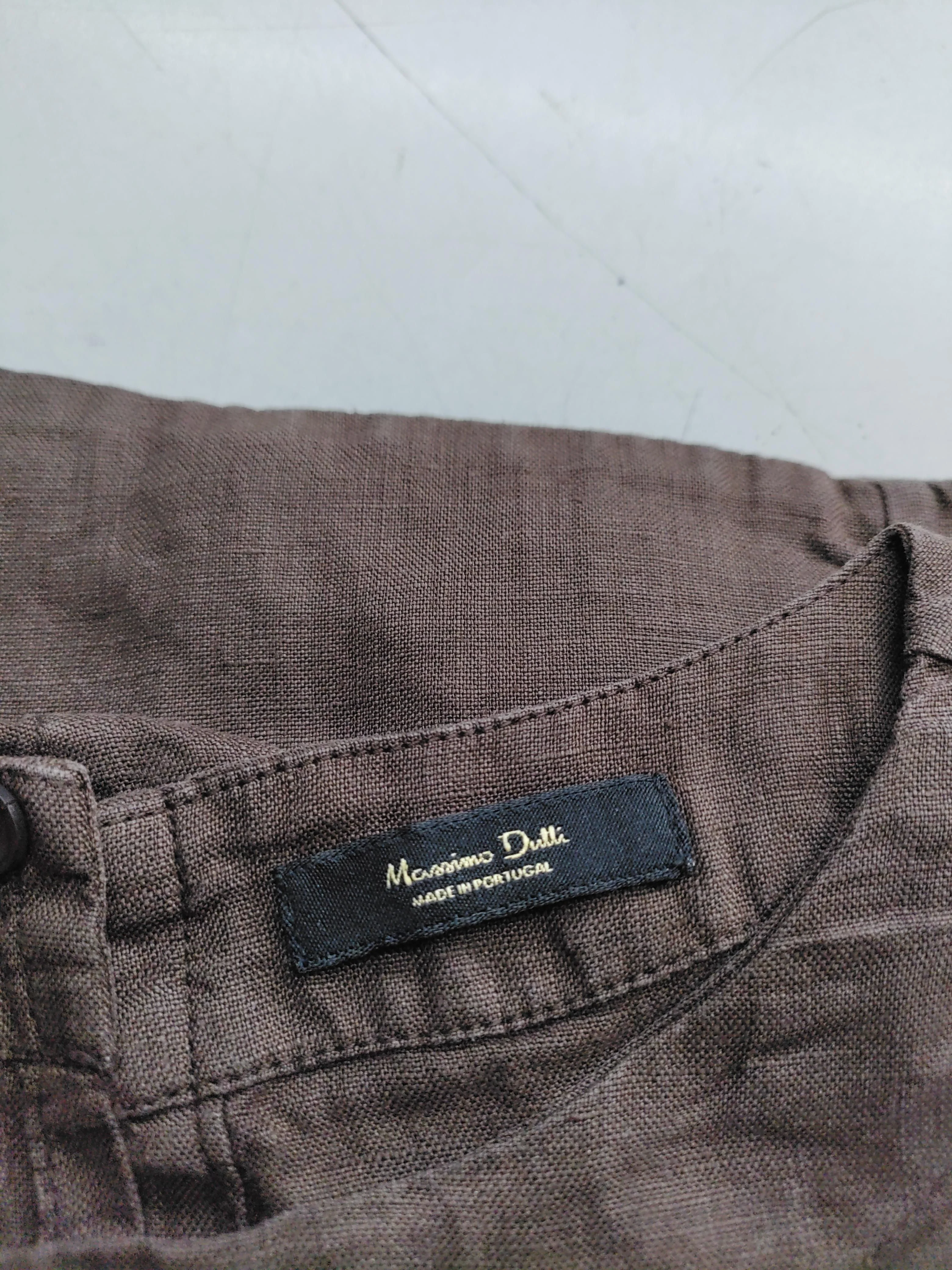 Massimo Dutti Women's Top S Brown 100% Linen Sleeveless Round Neck Cropped - Image 5