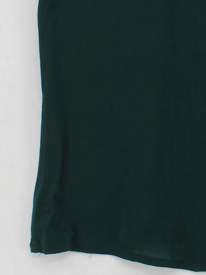 Massimo Dutti Women's Top S Green Viscose with Lyocell Modal Basic - Image 4