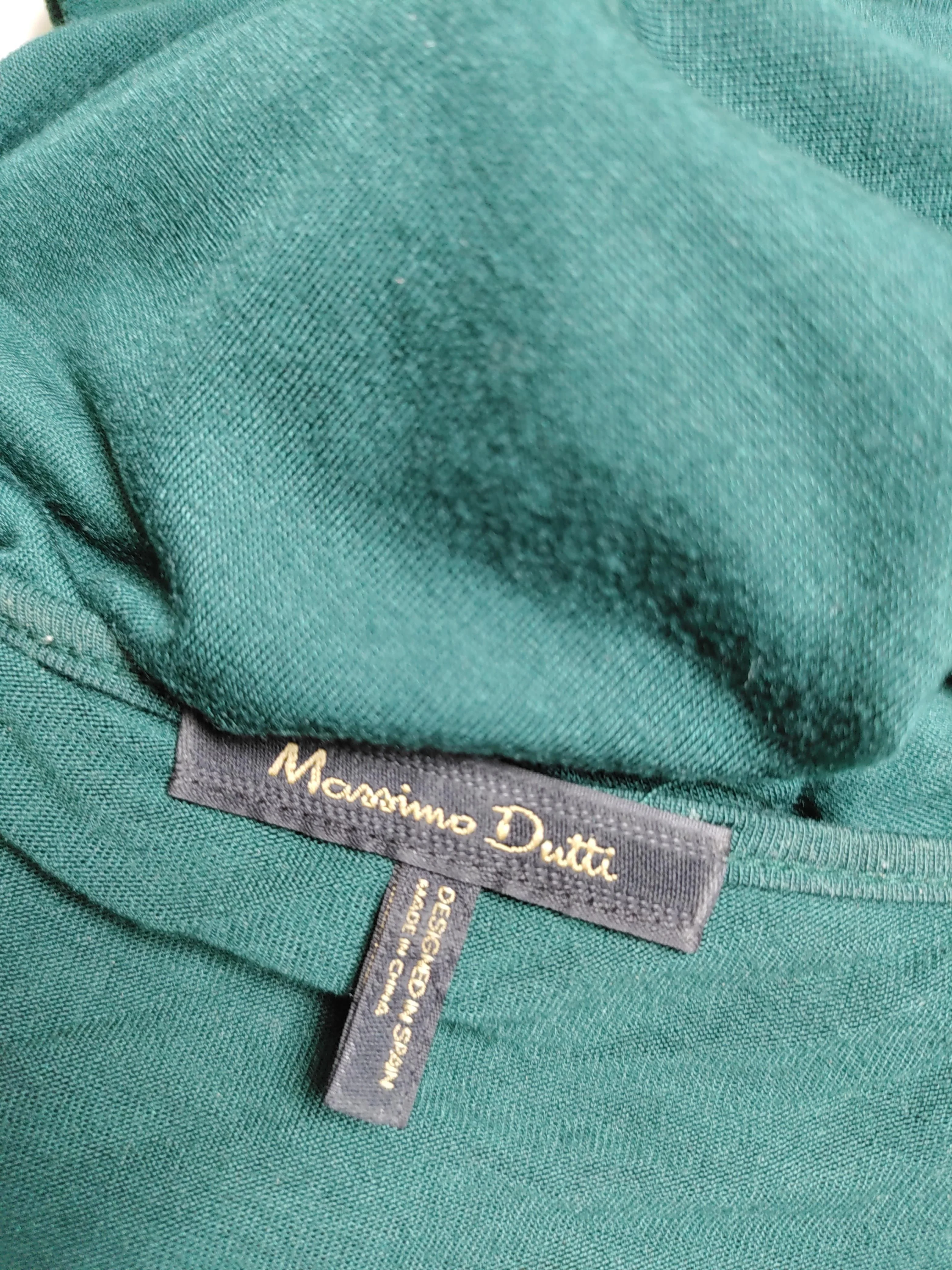 Massimo Dutti Women's Top S Green Viscose with Lyocell Modal Basic - Image 6