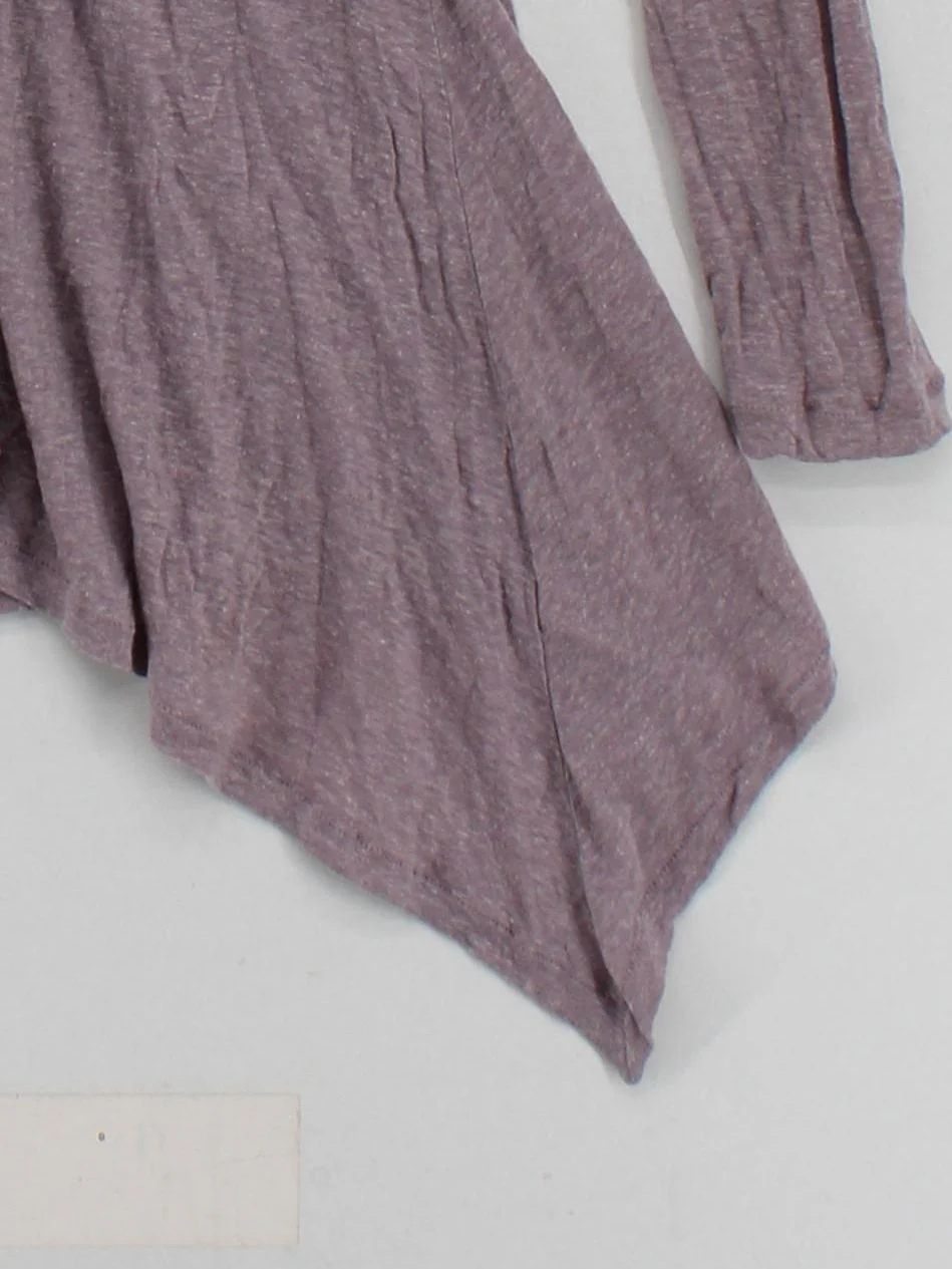 Massimo Dutti Women's Top S Grey Lyocell Modal with Linen Jersey - Image 4