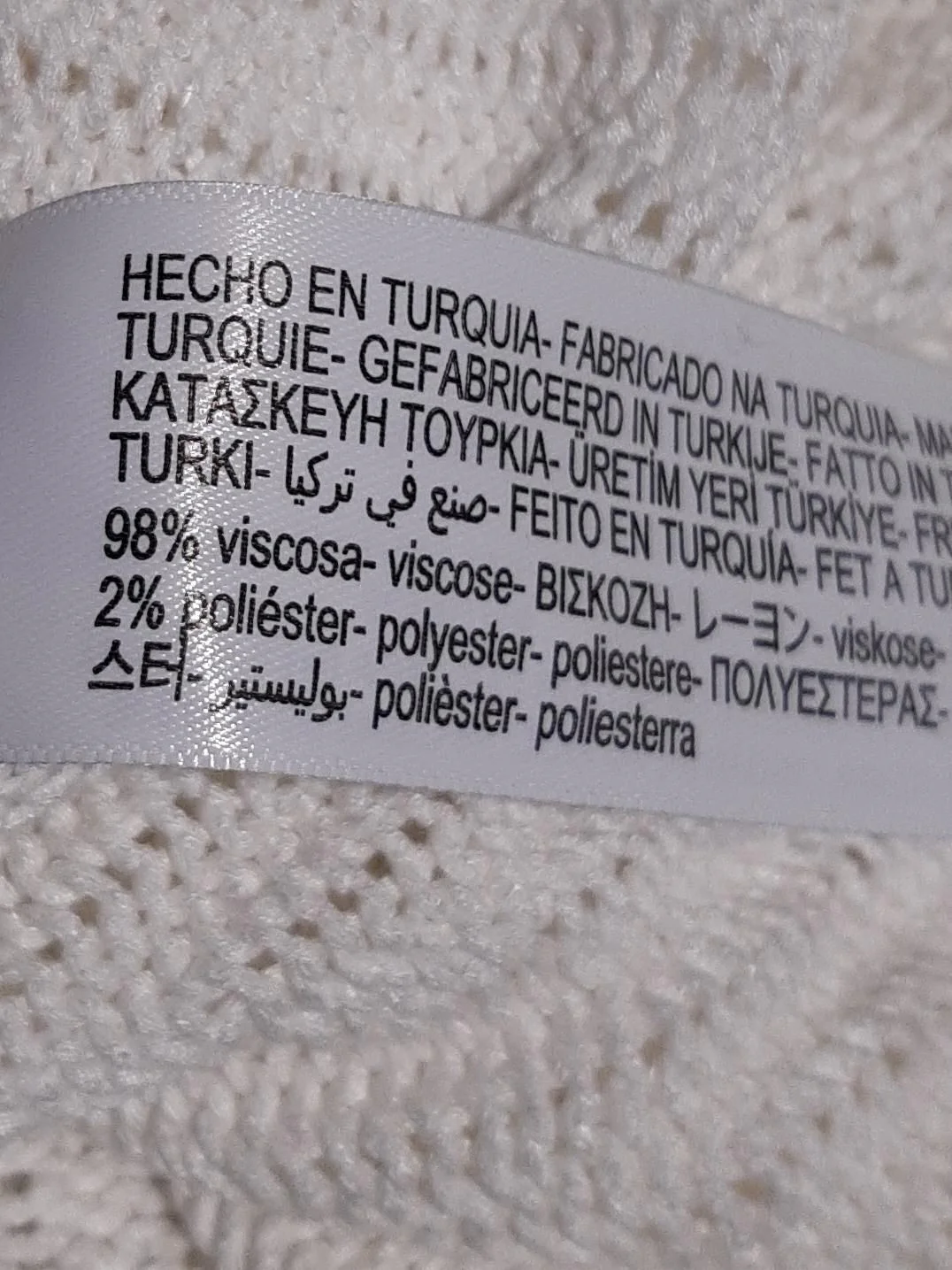 Massimo Dutti Women's Top XS White Viscose with Polyester Basic - Image 6
