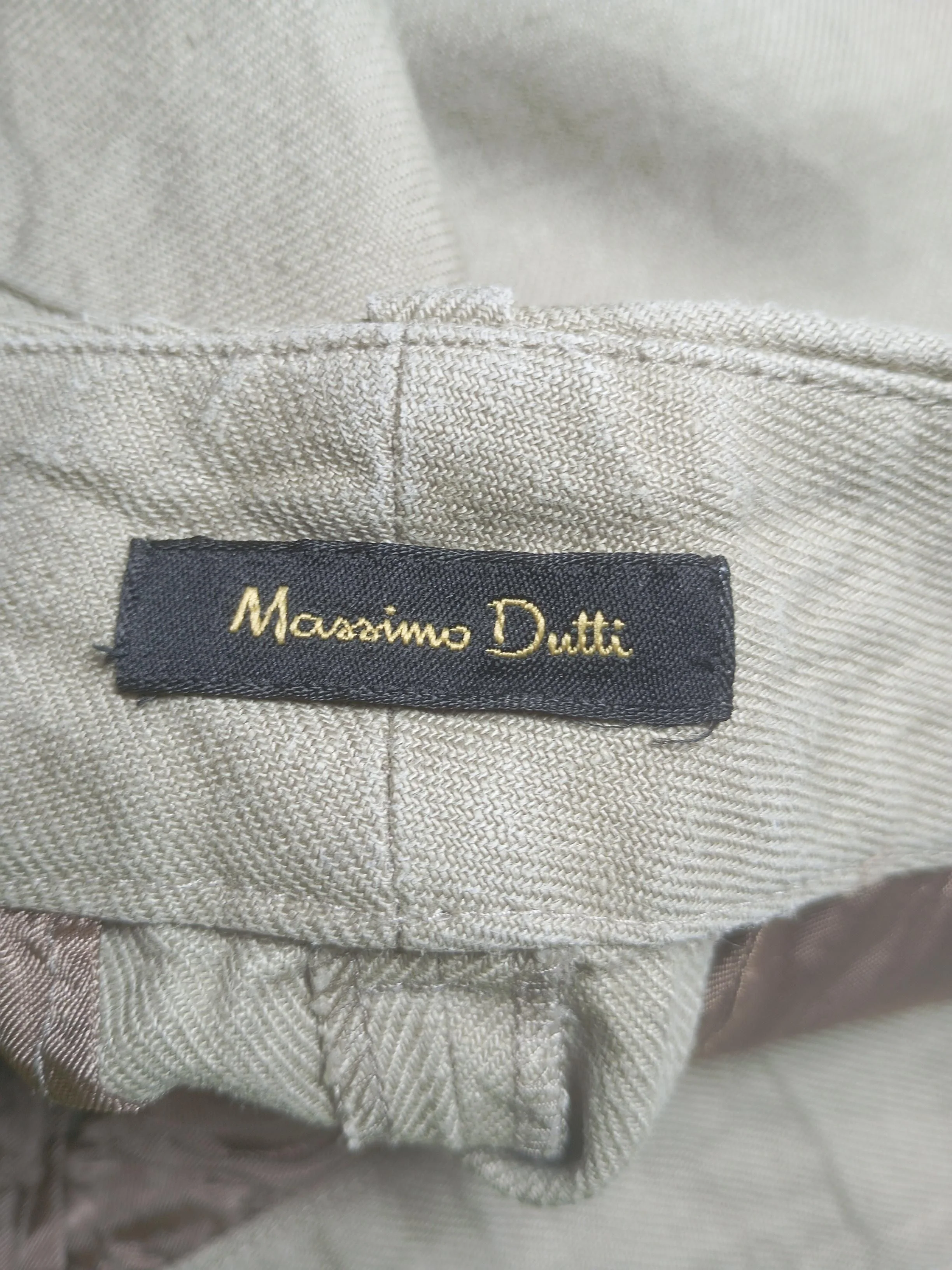 Massimo Dutti Women's Trousers S Tan 100% Other Wide-Leg Cropped - Image 5