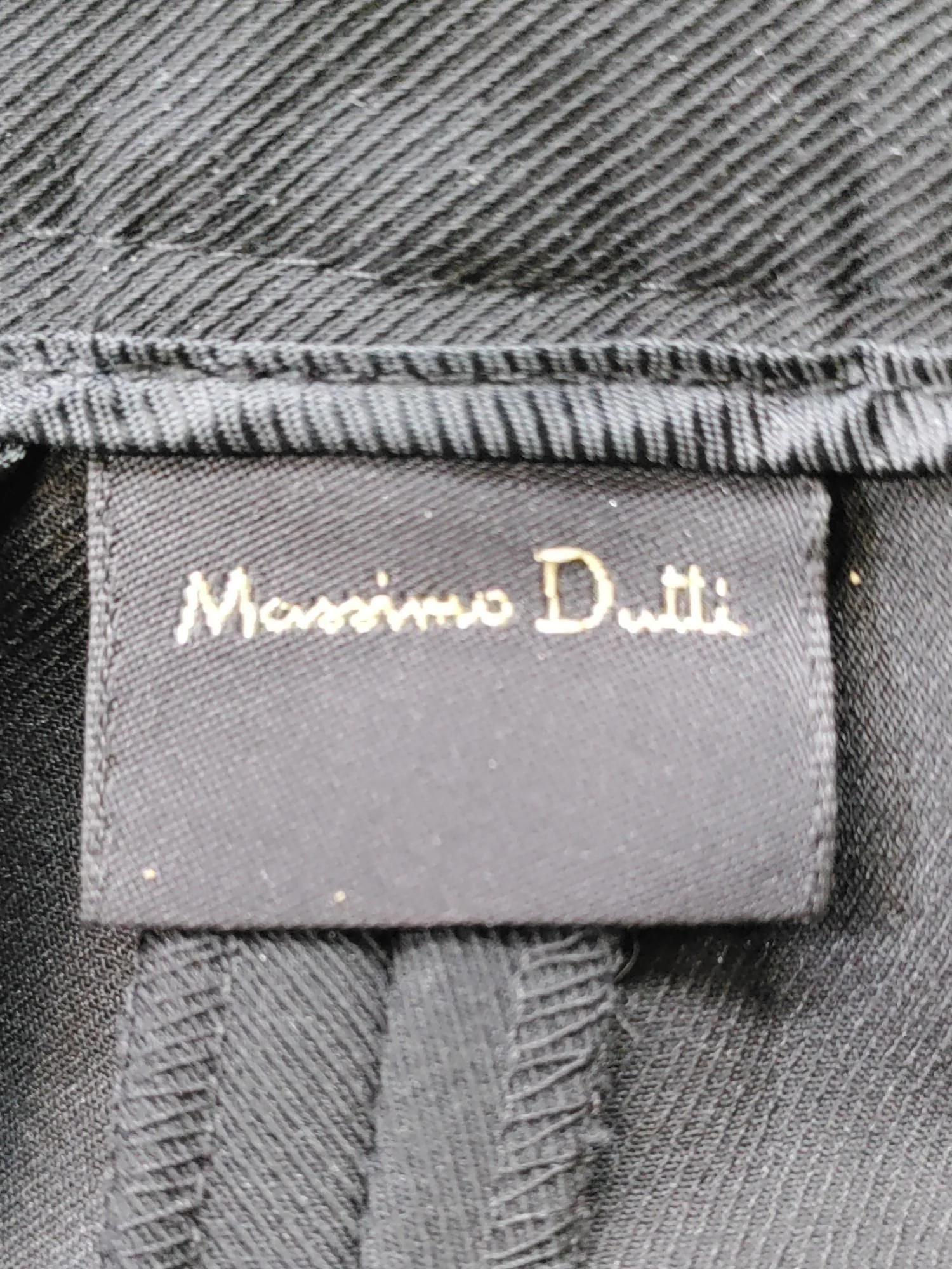 Massimo Dutti Women's Trousers UK 10 Black Polyester with Viscose Cropped - Image 5