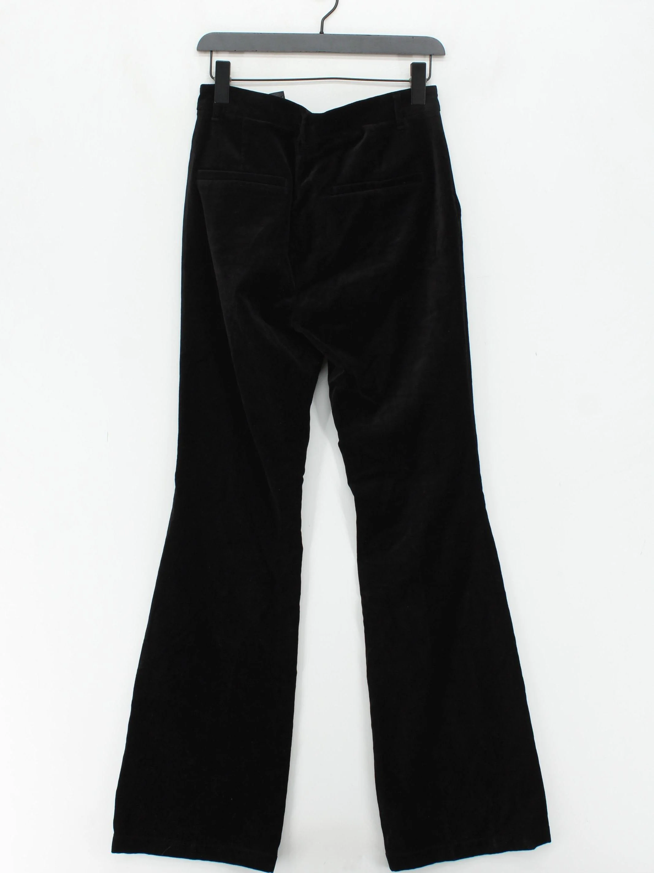 Massimo Dutti Women's Trousers UK 10 Black Viscose - Image 2