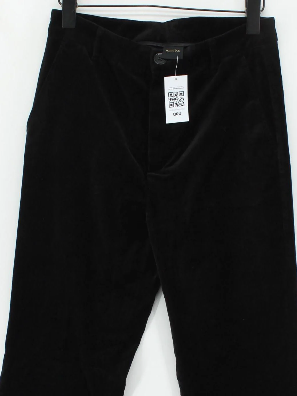 Massimo Dutti Women's Trousers UK 10 Black Viscose - Image 3