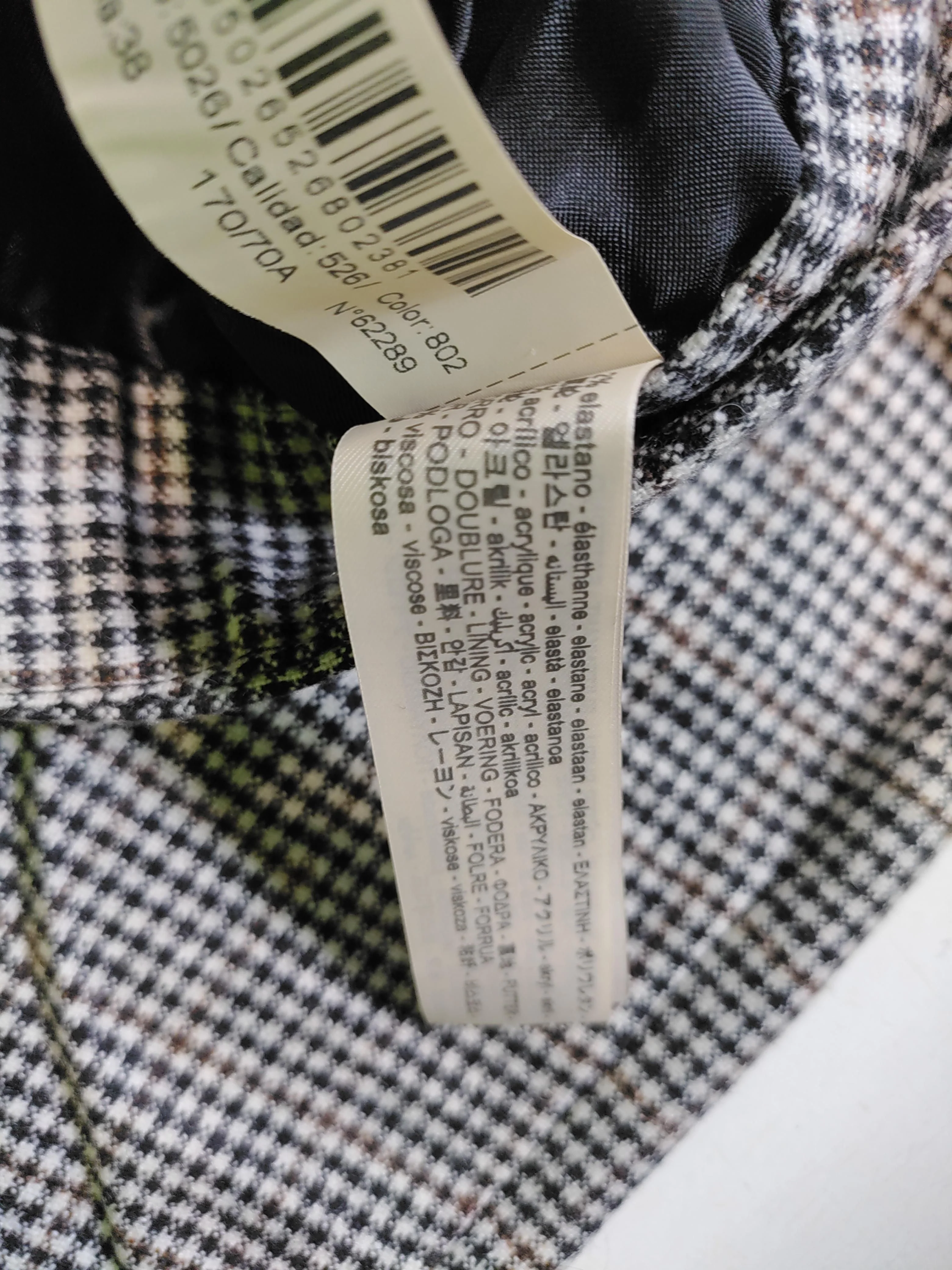 Massimo Dutti Women's Trousers UK 10 Multi Viscose with Elastane Chino - Image 6