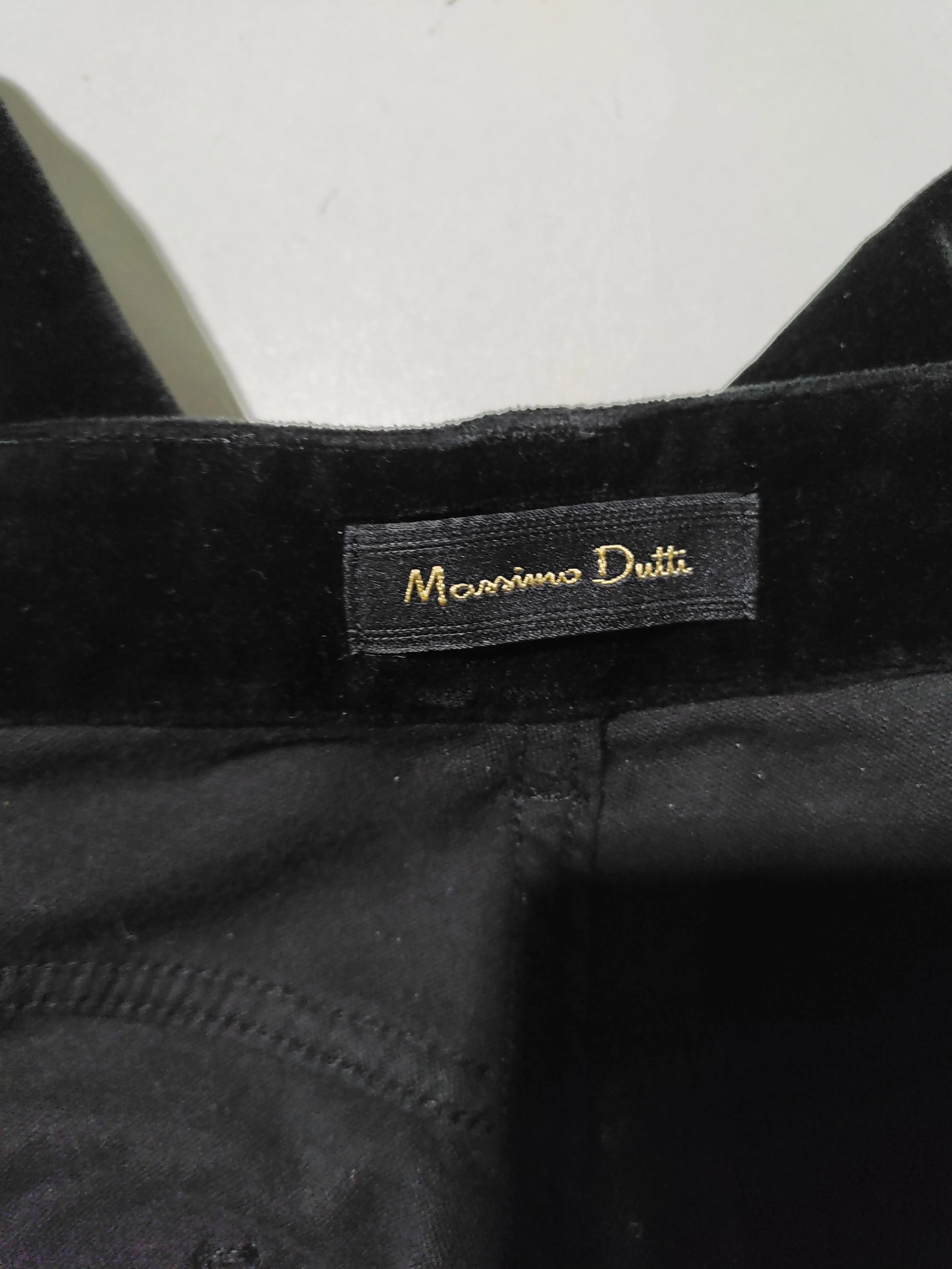 Massimo Dutti Women's Trousers UK 12 Black 100% Other Straight Chino - Image 5