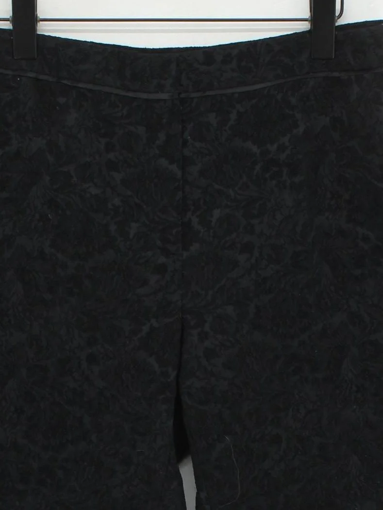 Massimo Dutti Women's Trousers UK 14 Black Polyester - Image 3